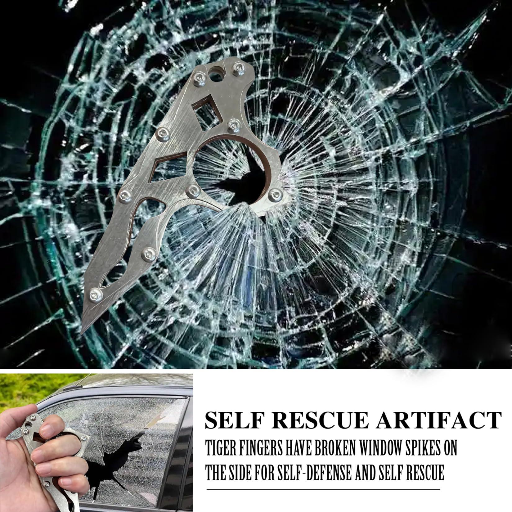 Tactical Knife Multitool - Women's Self Defense & Survival Gift - Mother's Day & Birthday Gift - Window Breaker - Image 4