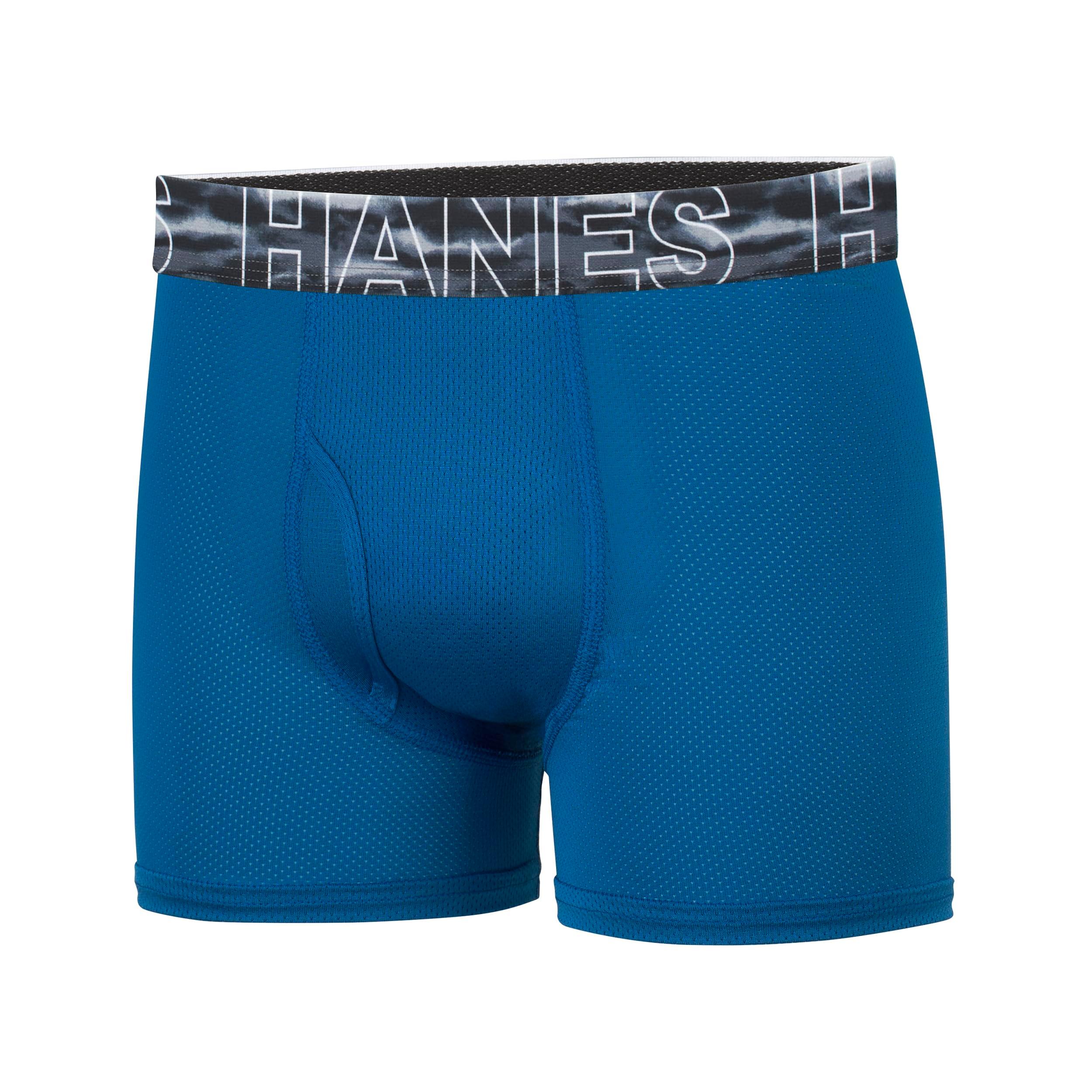 Hanes Boys' Big Performance Tween Boxer Brief Pack, X-Temp Mesh Stretch Underwear, Black, 6-Pack - Image 2