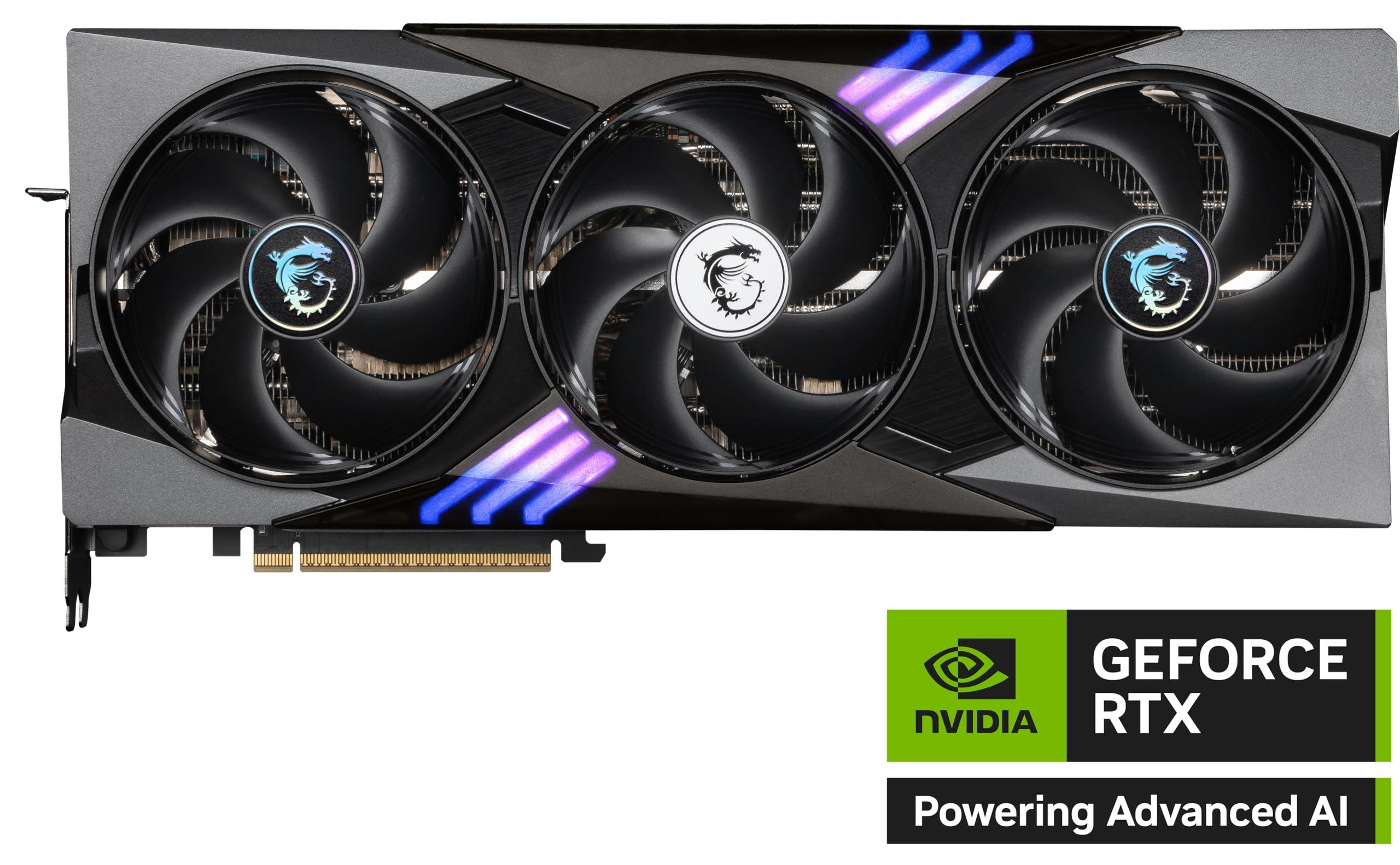 MSI Gaming RTX 5090 32G Gaming Trio OC Graphics Card (32GB GDDR7, 512-bit, Extreme Performance: 2497 MHz, DisplayPort x3 2.1a, HDMI 2.1b, NVIDIA Blackwell Architecture) - Image 2