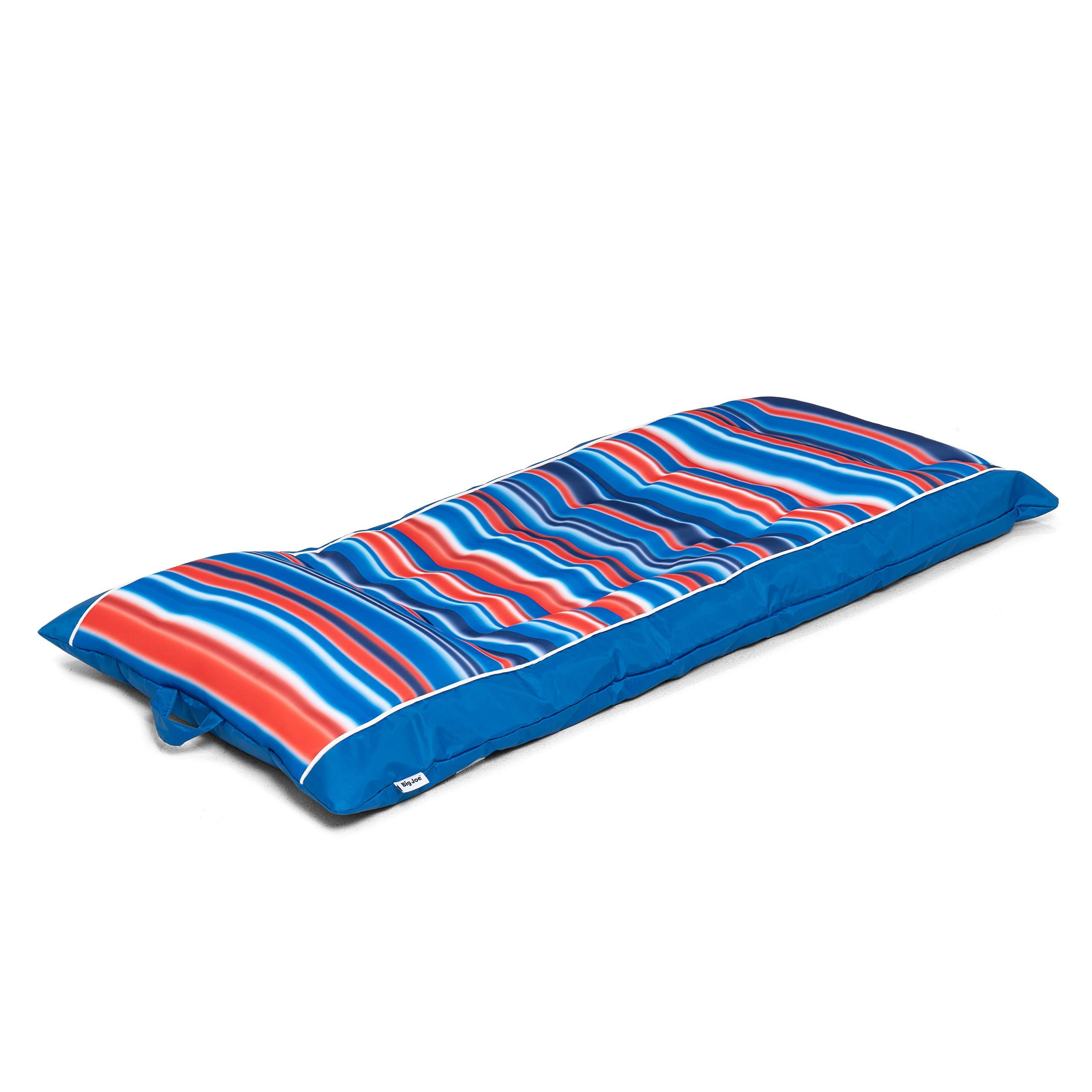 Big Joe Kona Hammock No Inflation Needed Pool Lounger with Headrest, Quick Draining Fabric, 4 feet Big