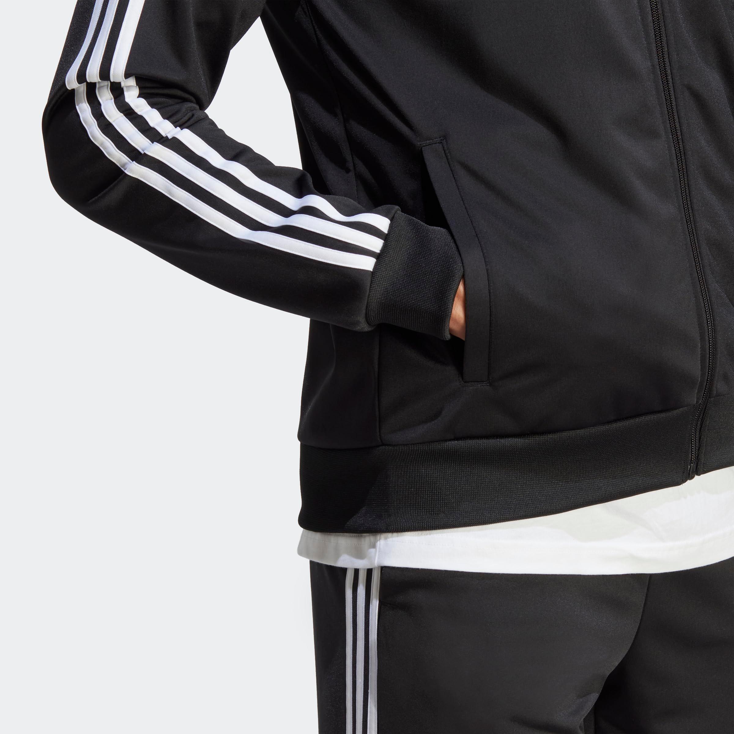 adidas Men's Size Basic 3-Stripes Tricot Track Suit - Image 3