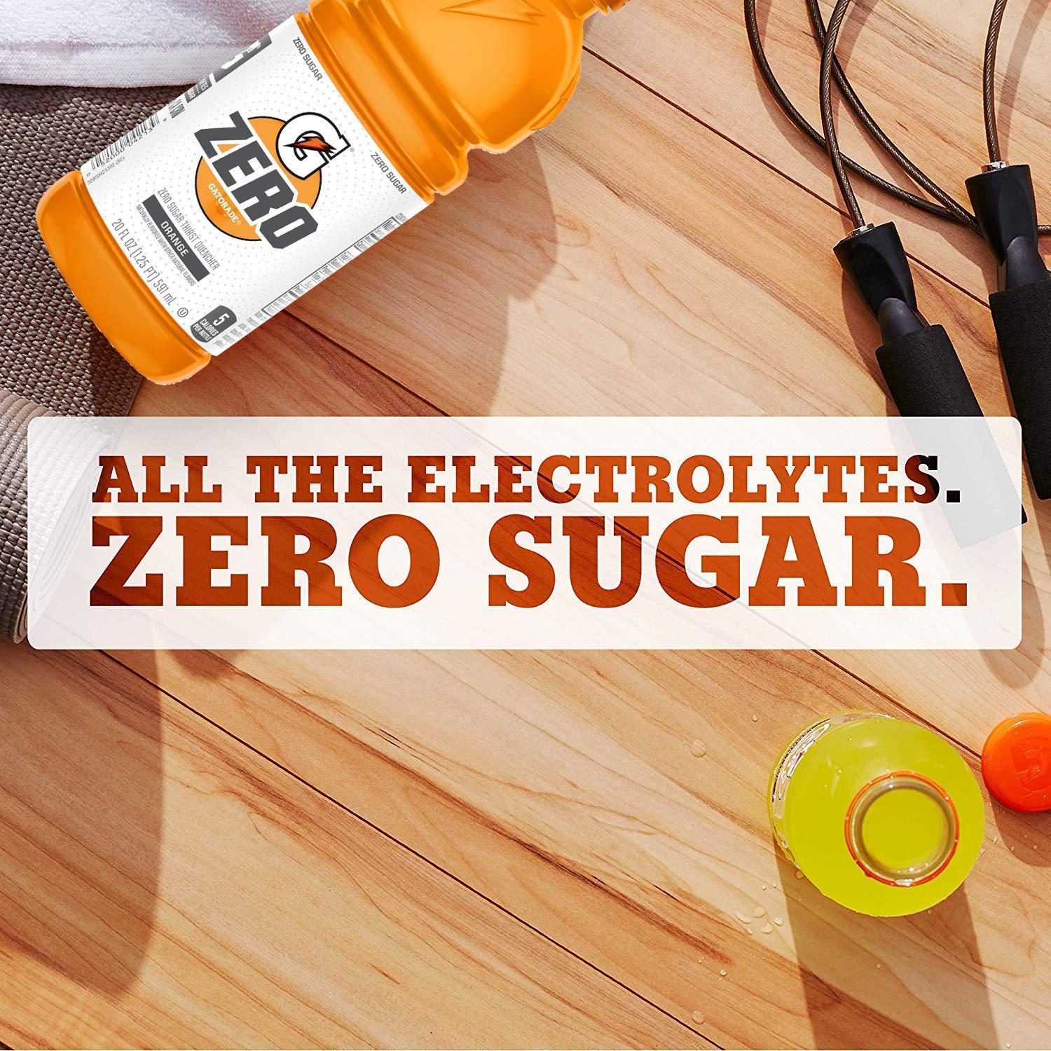 Gatorade Zero Sugar Thirst Quencher, Glacier Cherry, 20 Fl Oz (Pack of 12) - Image 4