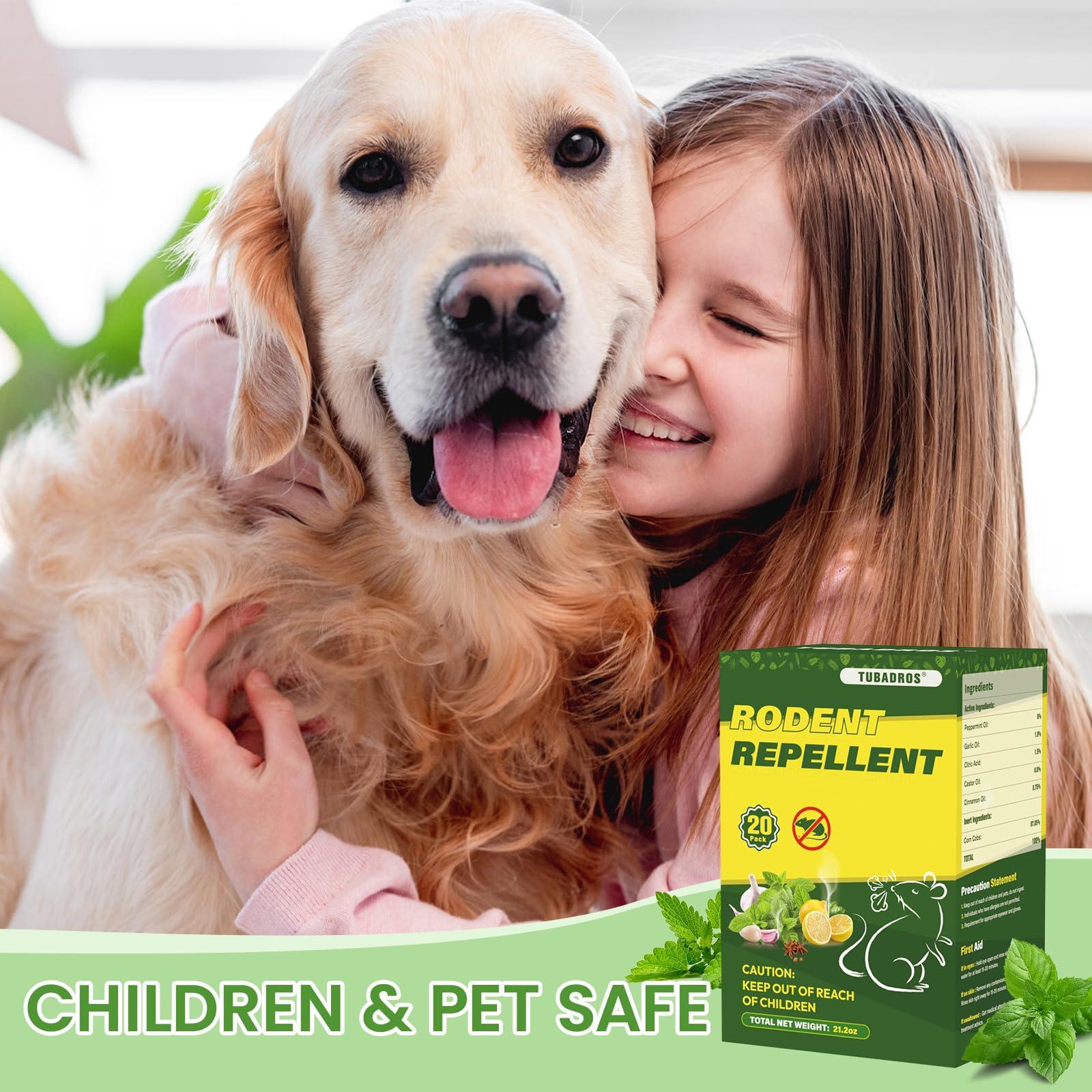 Rodent Repellent, 20Pack Peppermint Oil to Repel Mice and Rats, Squirrel Repellent for Cars, Mouse Repellent for Indoor/Outdoor, Garden Use - Image 4