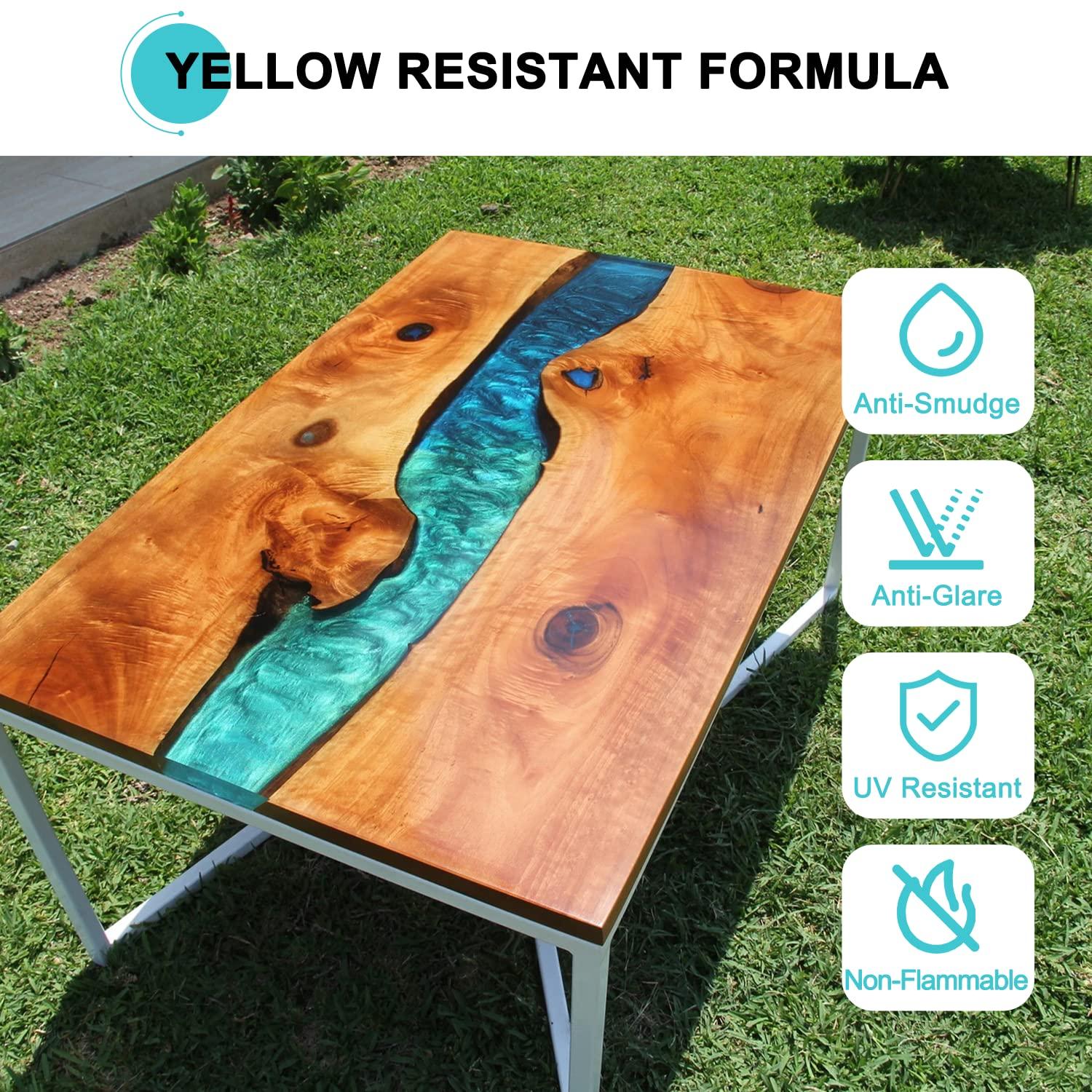 JDiction Epoxy Resin Clear High Gloss Epoxy Resin, Maximum 1.5 Inch Deep Pour 1 Gallon Casting Resin for Jewelry Making, Table Top, Wood and Mold Crafts - Image 4