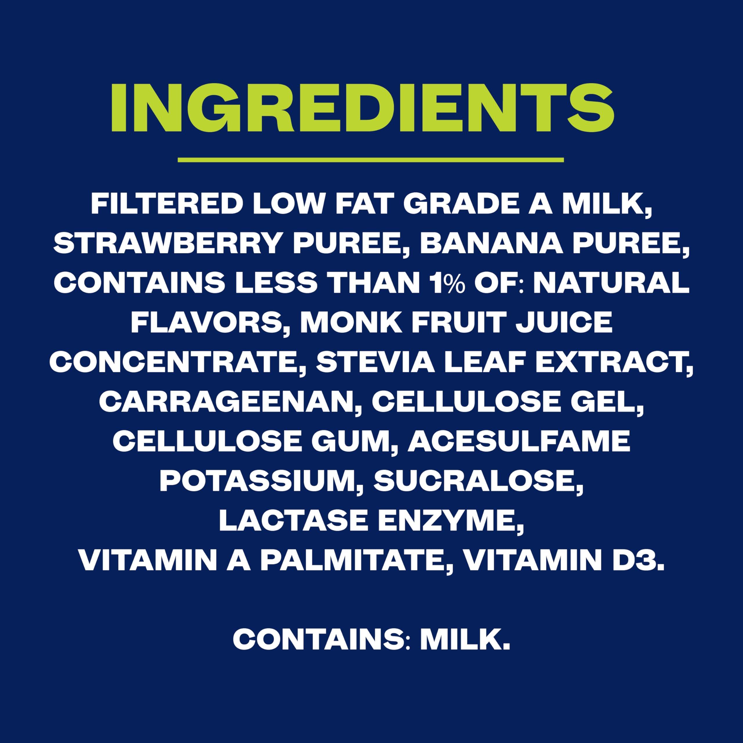 Core Power Protein Shake, Strawberry Banana, 26g Bottle, 14oz, 12 Pack - Image 7