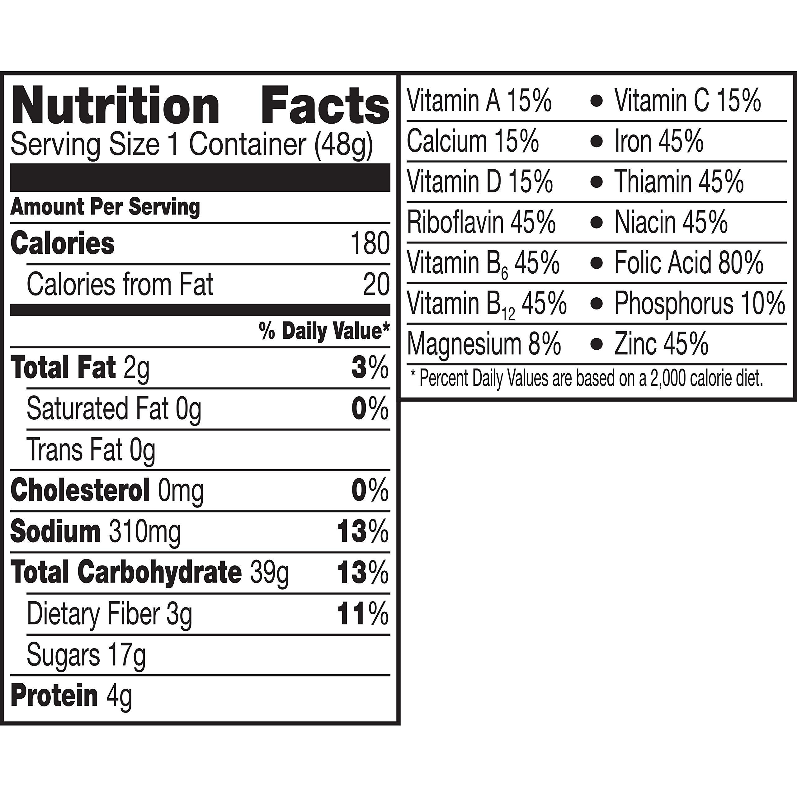 Lucky Charms Gluten Free Cereal with Marshmallows, 1.7 OZ Single Serve Cereal Cup (Pack of 12) - Image 11