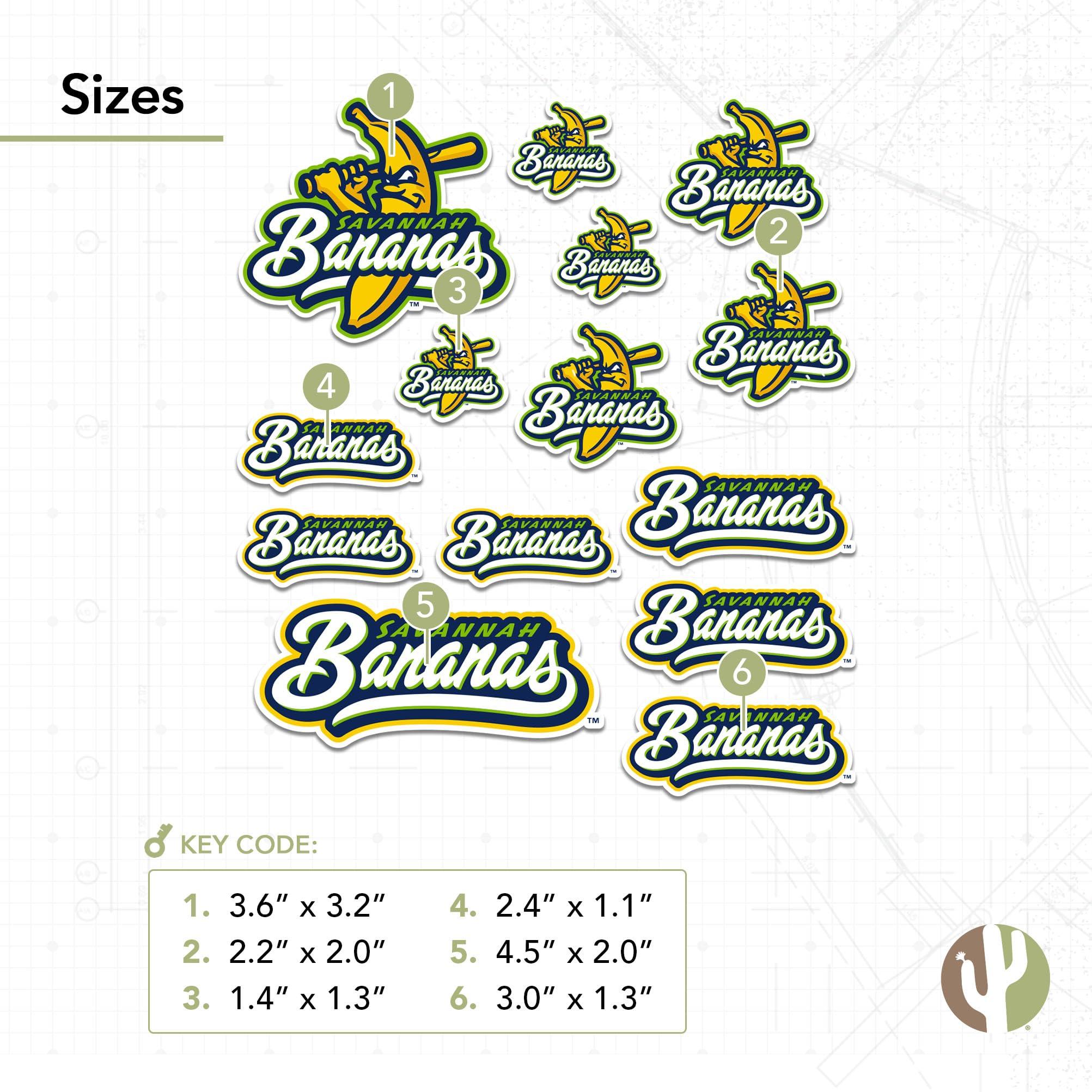 Desert Cactus Savannah Bananas Sticker Decal Vinyl Baseball Laptop Water Bottle Car Scrapbook (Type 1-2) - Image 3