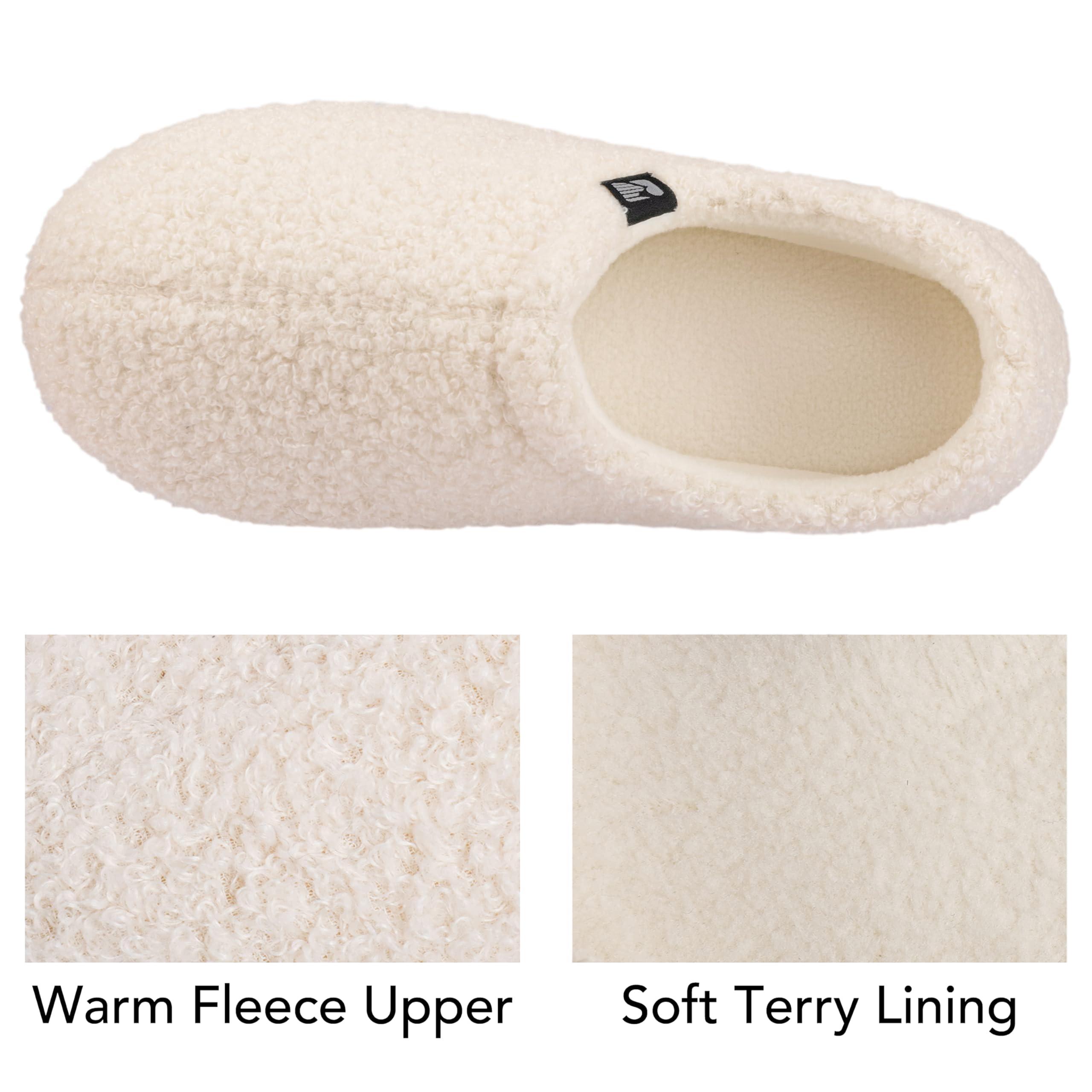 RockDove Women's Teddy Fleece Closed Back Indoor Slipper - Image 5