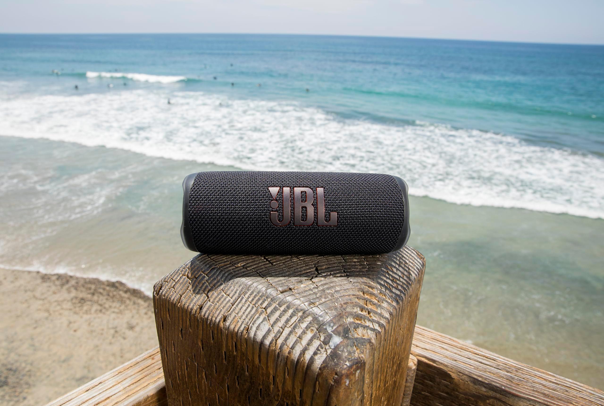 JBL Flip 6 - Portable Bluetooth Speaker, powerful sound and deep bass, IPX7 waterproof, 12 hours of playtime, JBL PartyBoost for multiple speaker pairing for home, outdoor and travel (Black) - Image 3
