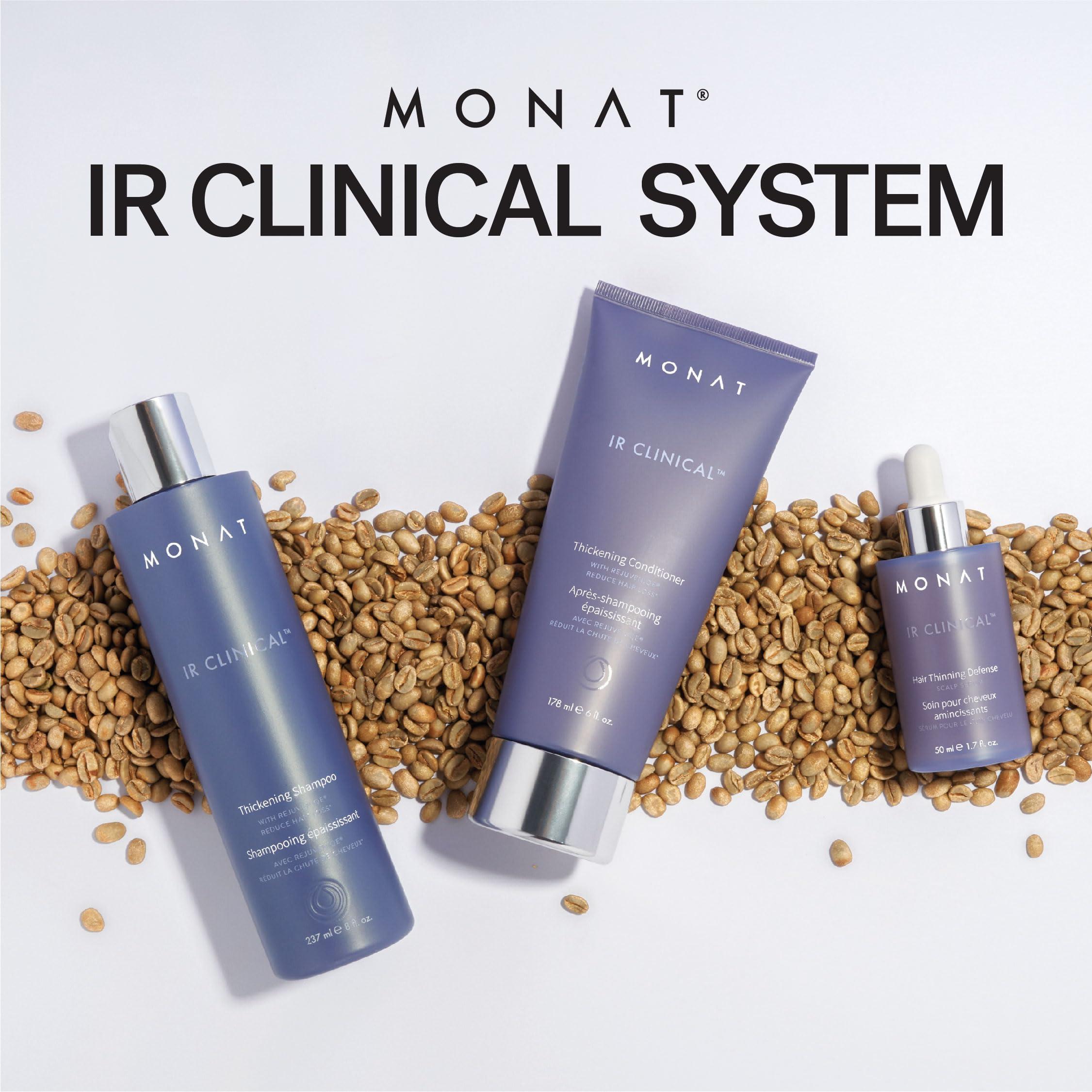 MONAT IR Clinical System – Complete Hair Care Restoration Kit with Thickening Shampoo, Conditioner & Thinning Defense Serum – Strengthens, Protects, & Revives Hair for Thicker, Fuller-Looking Results - Image 3