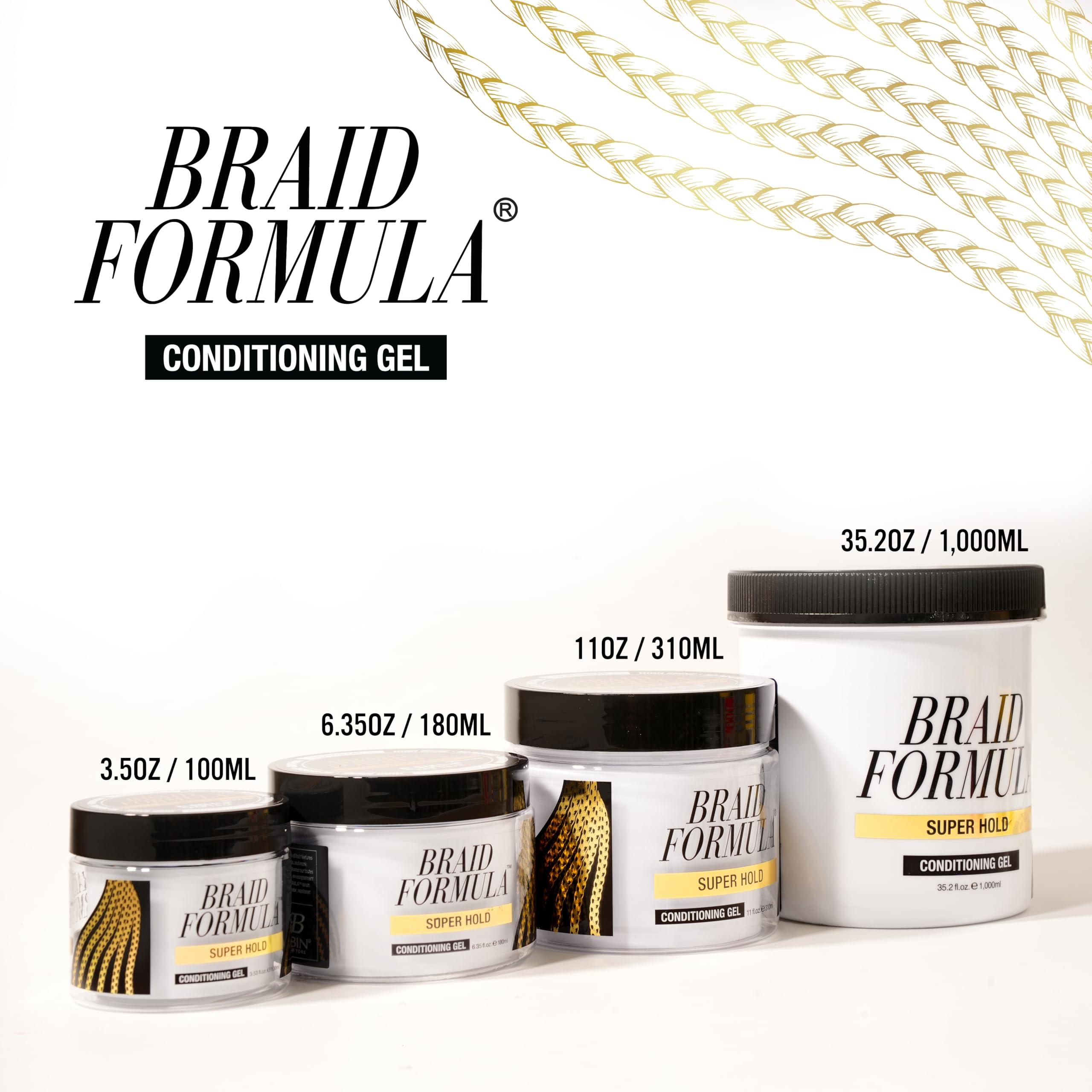 EBIN NEW YORK Braid Formula Conditioning Gel, Super Hold, 11 Oz | Great for Braiding, Twisting, Edges, No Residue, No Flaking, Strong Hold, High Shine, Smoothing with Clean, No Build-up - Image 6