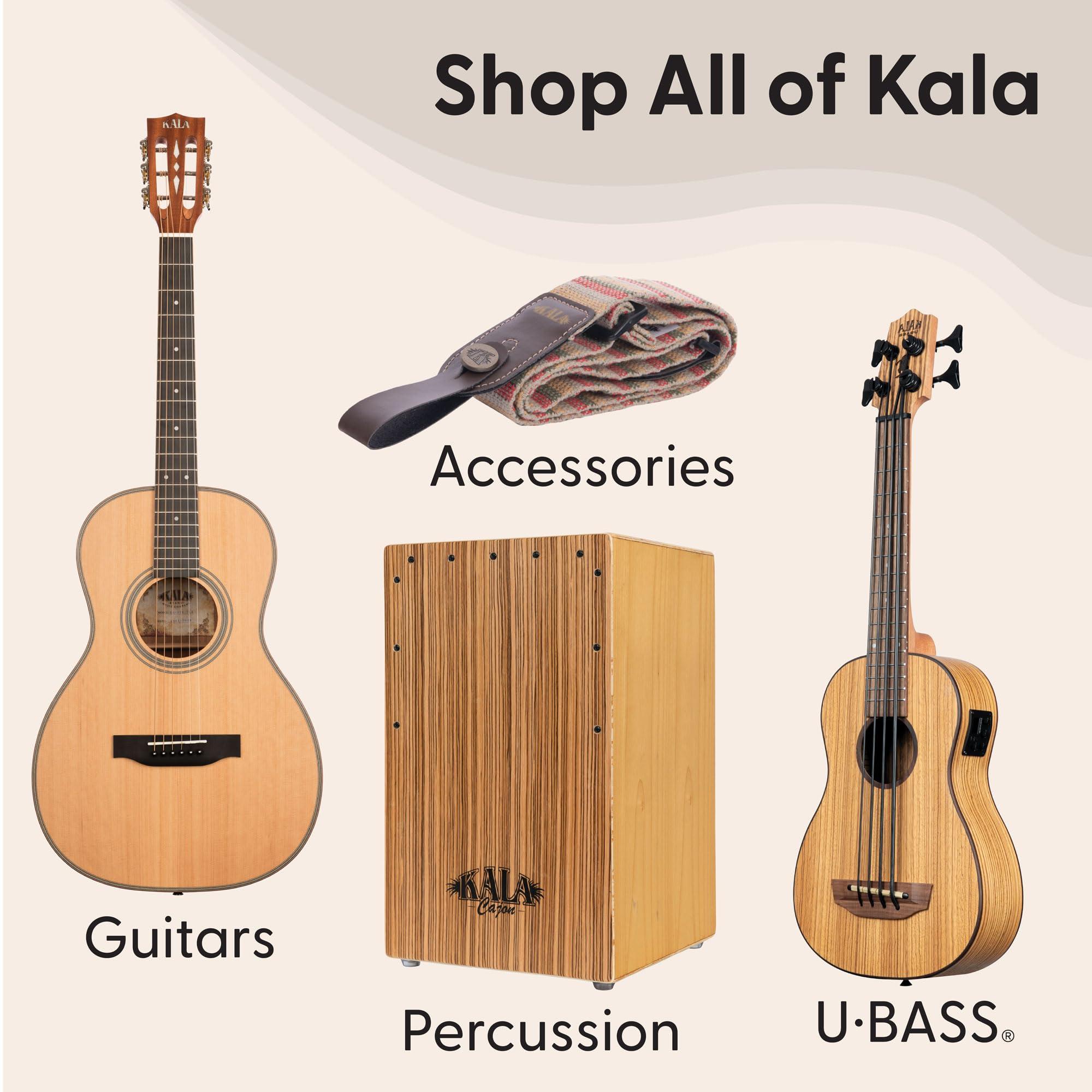 Kala Brand Music Co., 4-String Ukulele, Black, Soprano (Kala-LTP-CC-S) - Image 6