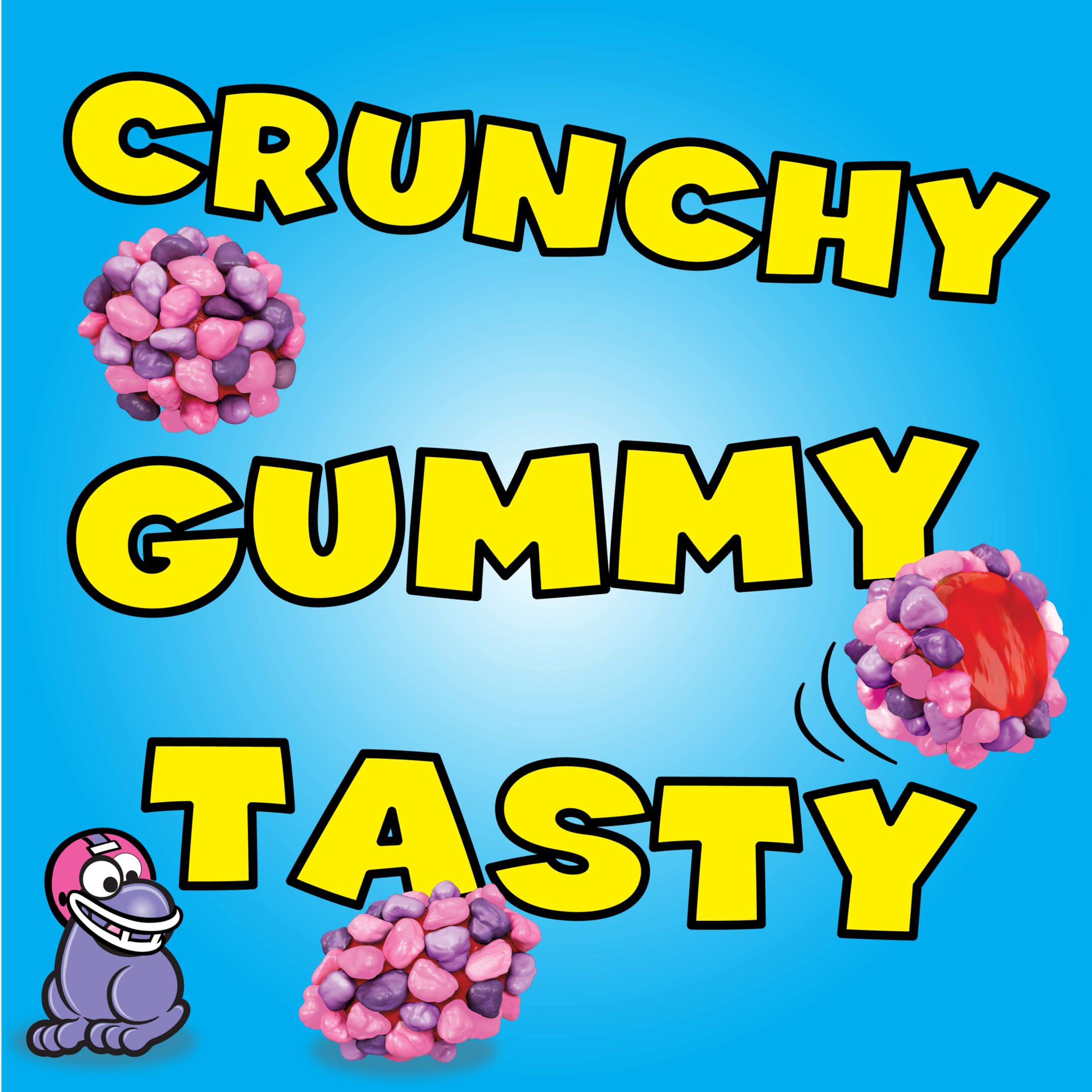 NERDS Gummy Clusters Candy, Grape Strawberry Blitz, Crunchy and Gummy, Game Day Candy, Football Party Supplies, 8 oz - Image 5