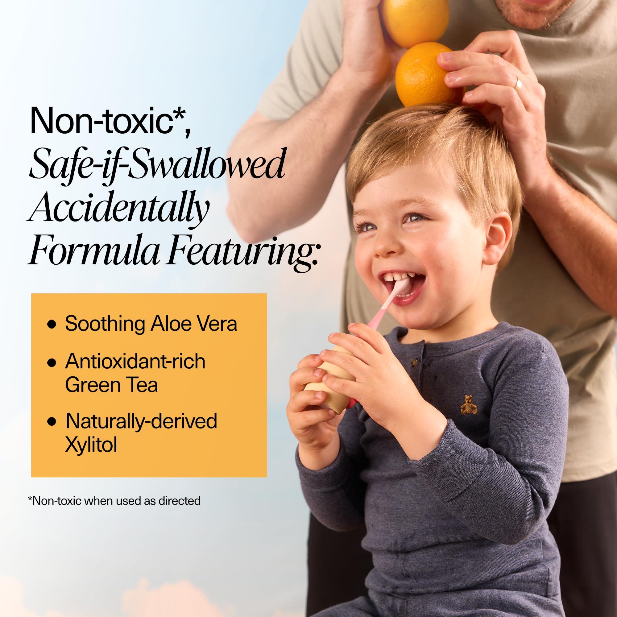 Boka Fluoride Free Toothpaste Nano Hydroxyapatite, Helps Remineralize, Appropriate for Sensitive Teeth, Whitening - for Adult, Kids Oral Care - Orange Cream Flavor, 4oz 1Pk - US Manufactured - Image 4