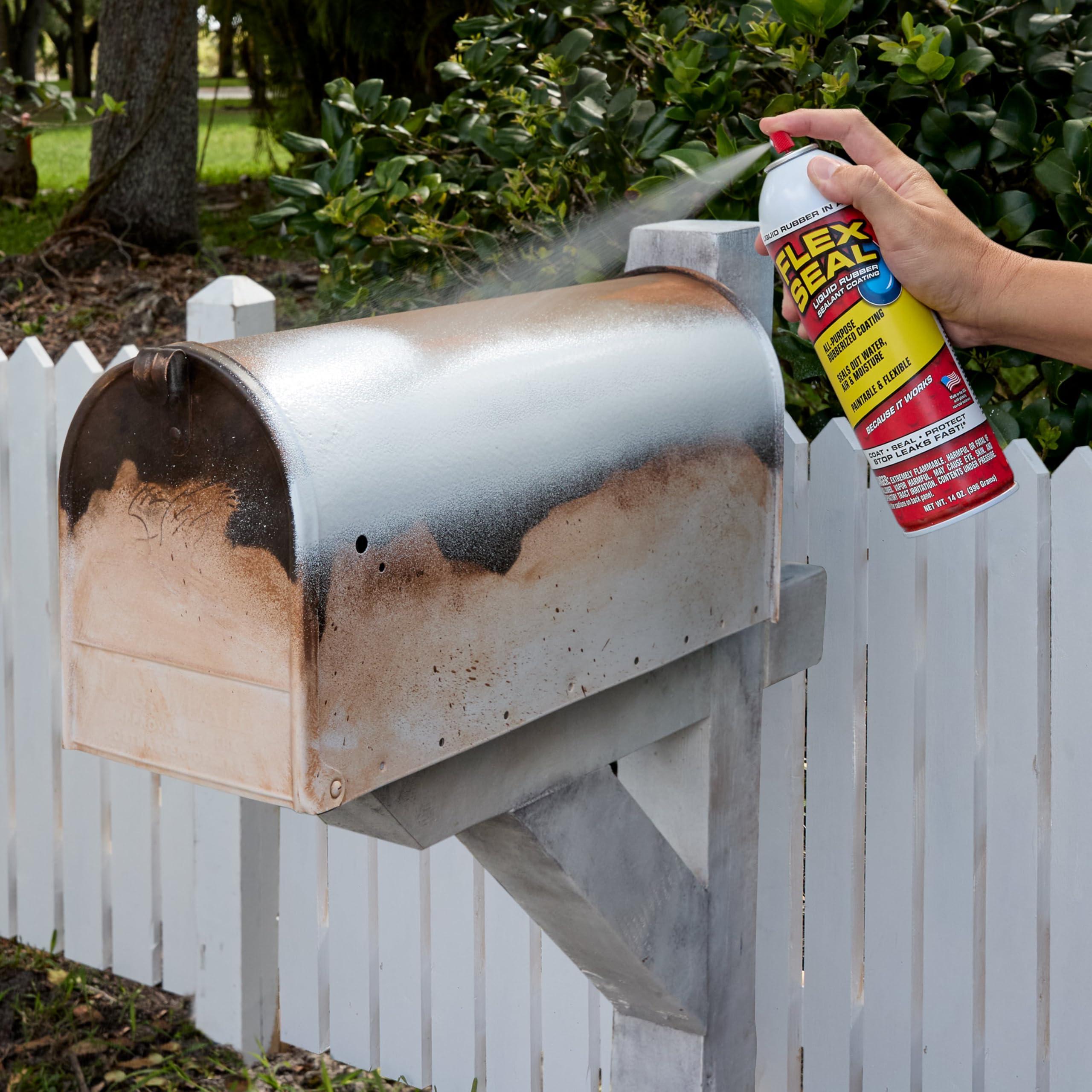 Flex Seal, 14 oz, 2-Pack, Clear, Stop Leaks Instantly, Transparent Waterproof Rubber Spray On Sealant Coating, Perfect for Gutters, Wood, RV, Campers, Roof Repair, Skylights, Windows, and More - Image 9