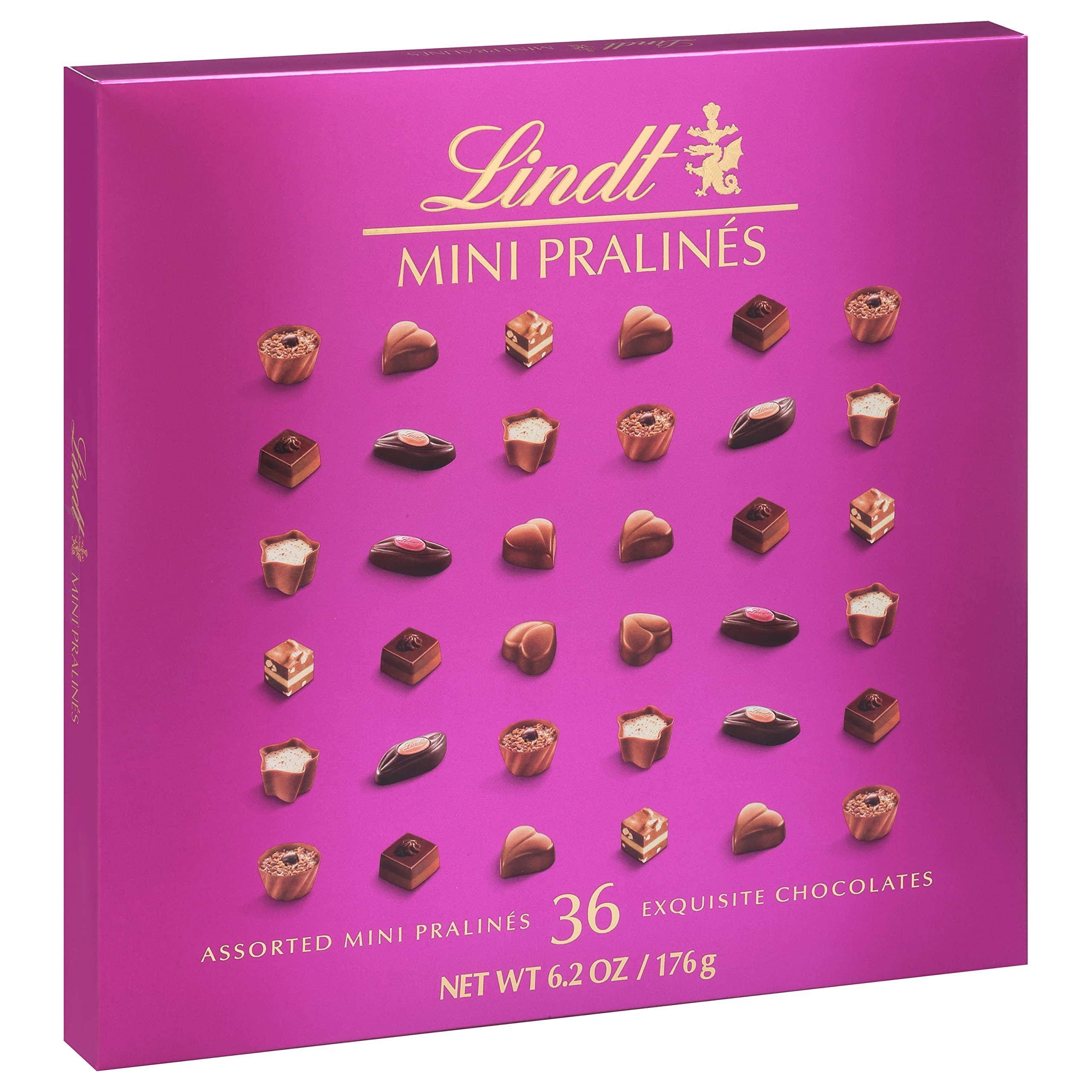 Lindt Mini Pralines, Assorted Chocolate Pralines with Premium Filling, Perfect for Mother’s Day Gifting, 6.2 oz Box - Image 4