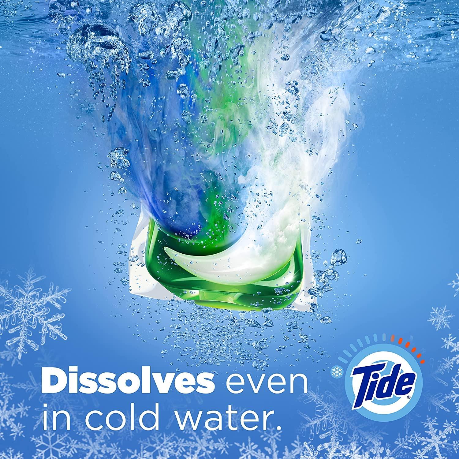 Tide Pods Laundry Detergent, Clean Breeze, 57 Pacs Capsules, 46 Ounce - Image 7
