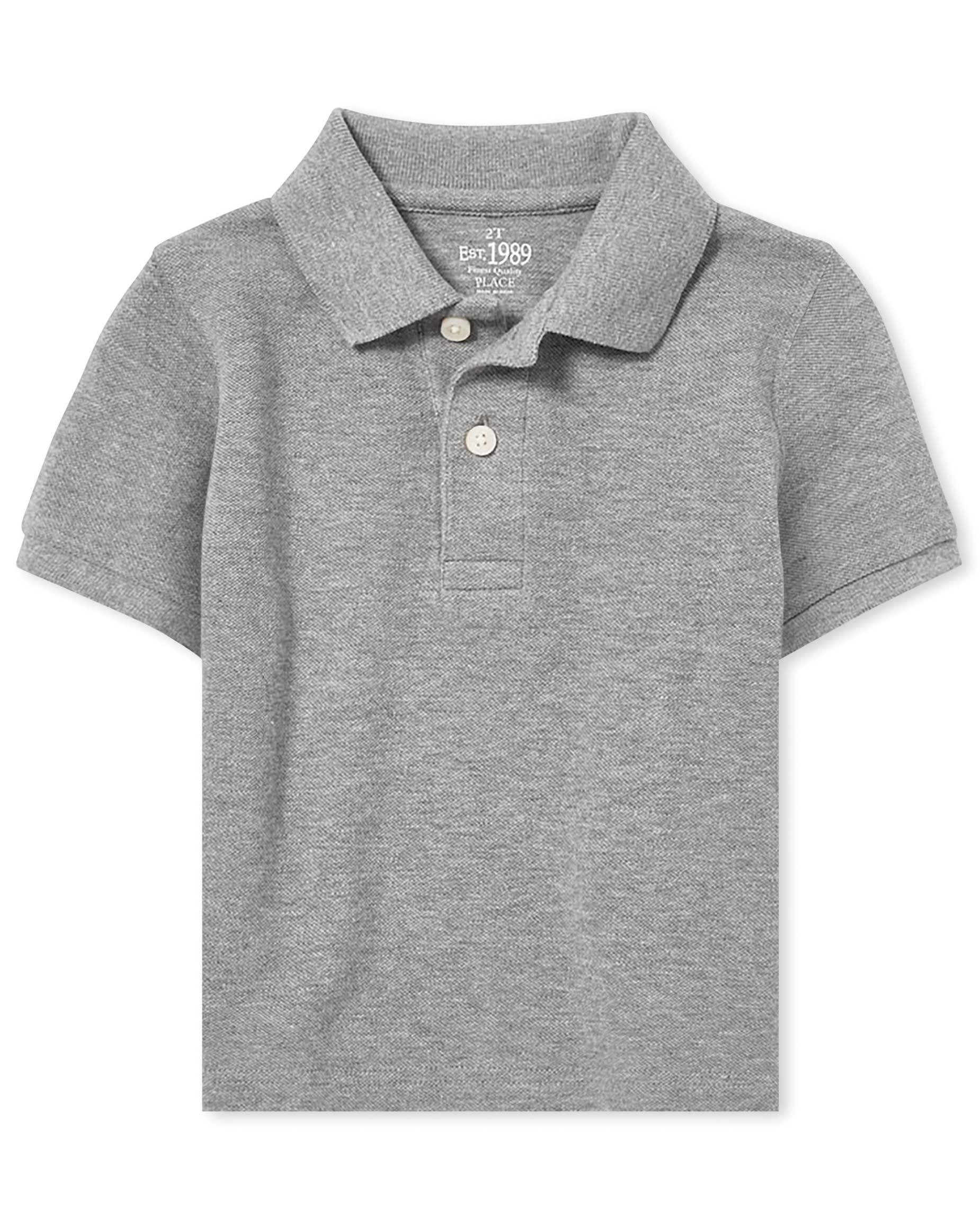 The Children's Place baby boys Fashion Color Short Sleeve Pique Polo