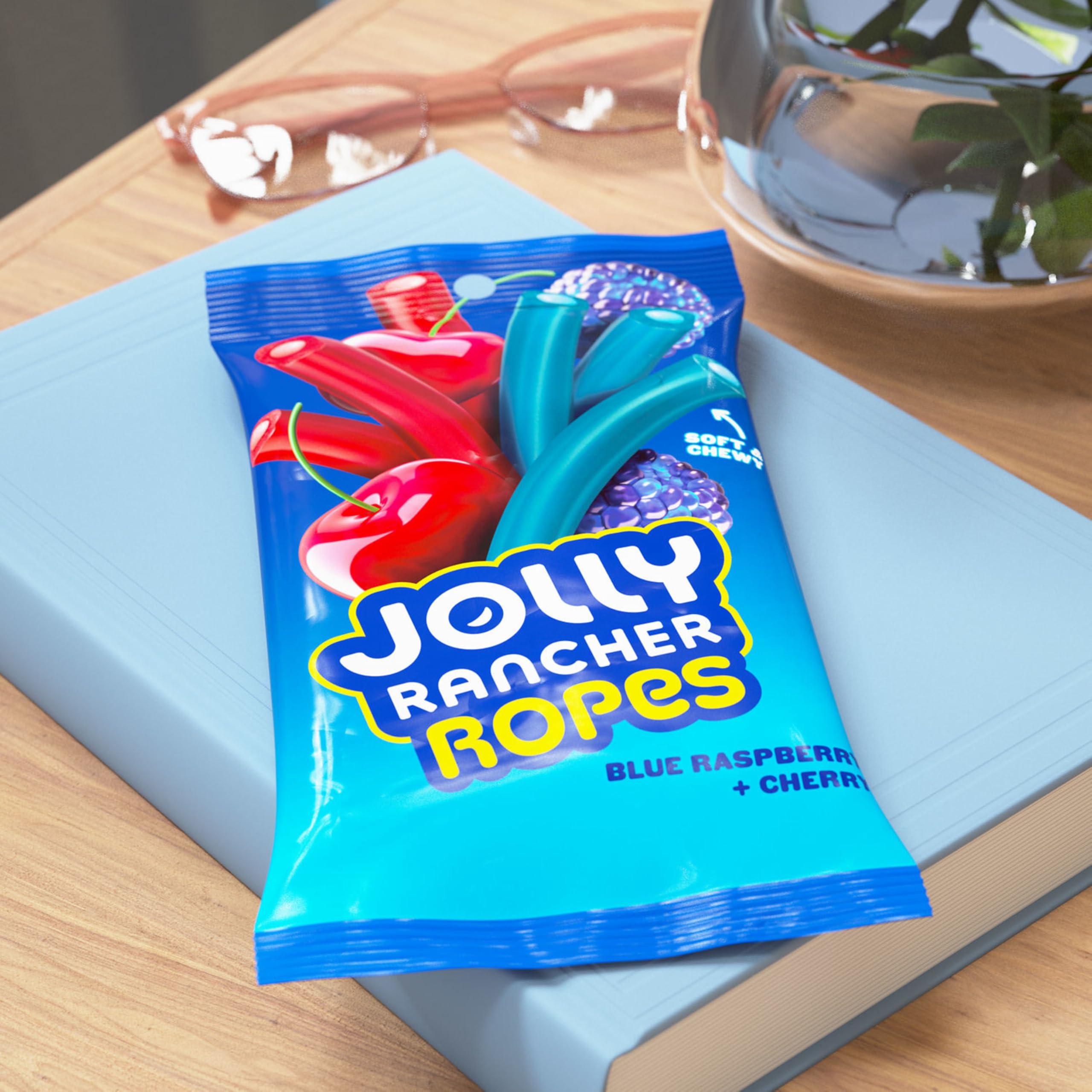 JOLLY RANCHER Ropes Blue Raspberry and Cherry Flavored Candy Bag, 6 oz - Image 5