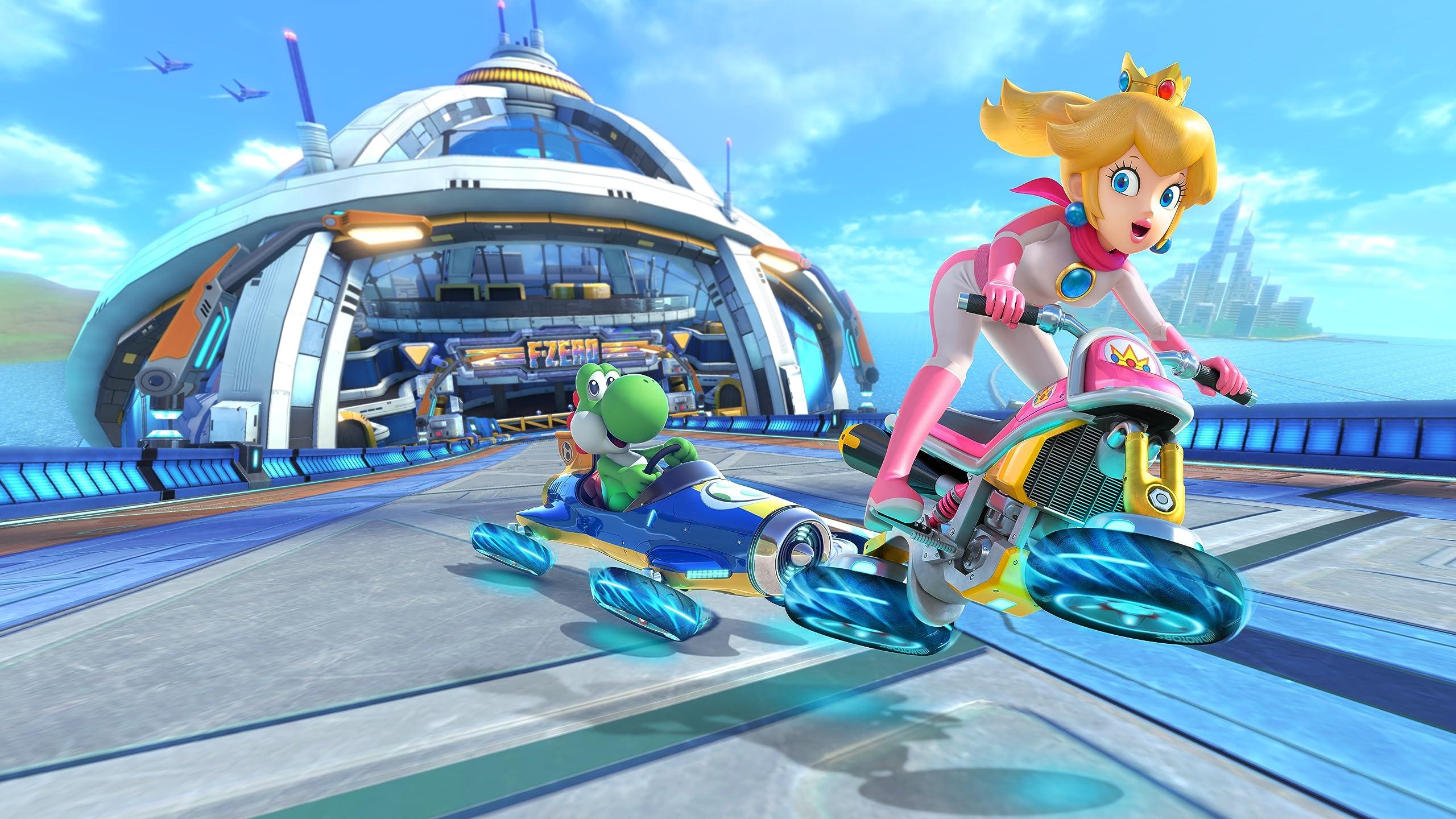 Nintendo Switch™ Mario Kart™ 8 Deluxe Bundle (Full Game Download + 3 Mo. Nintendo Switch Online Membership Included) - Image 9