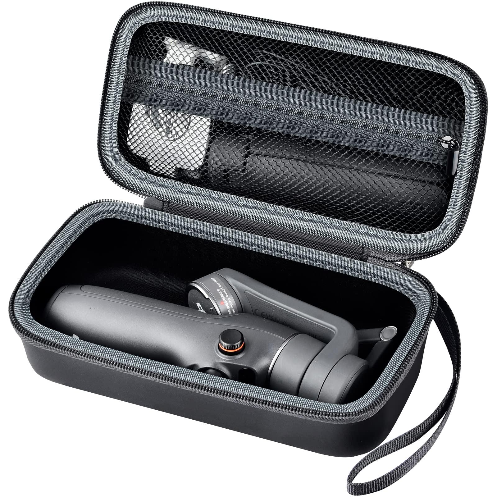 ALKOO Case for DJI Osmo Mobile 7/6 Smartphone Stabilizer, Travel Holder for 3-Axis Handheld Gimbal, Storage Bag for OM 7/6 Extension Rod Phone Clamp 3 & Grip Tripod Accessories- Pouch Only