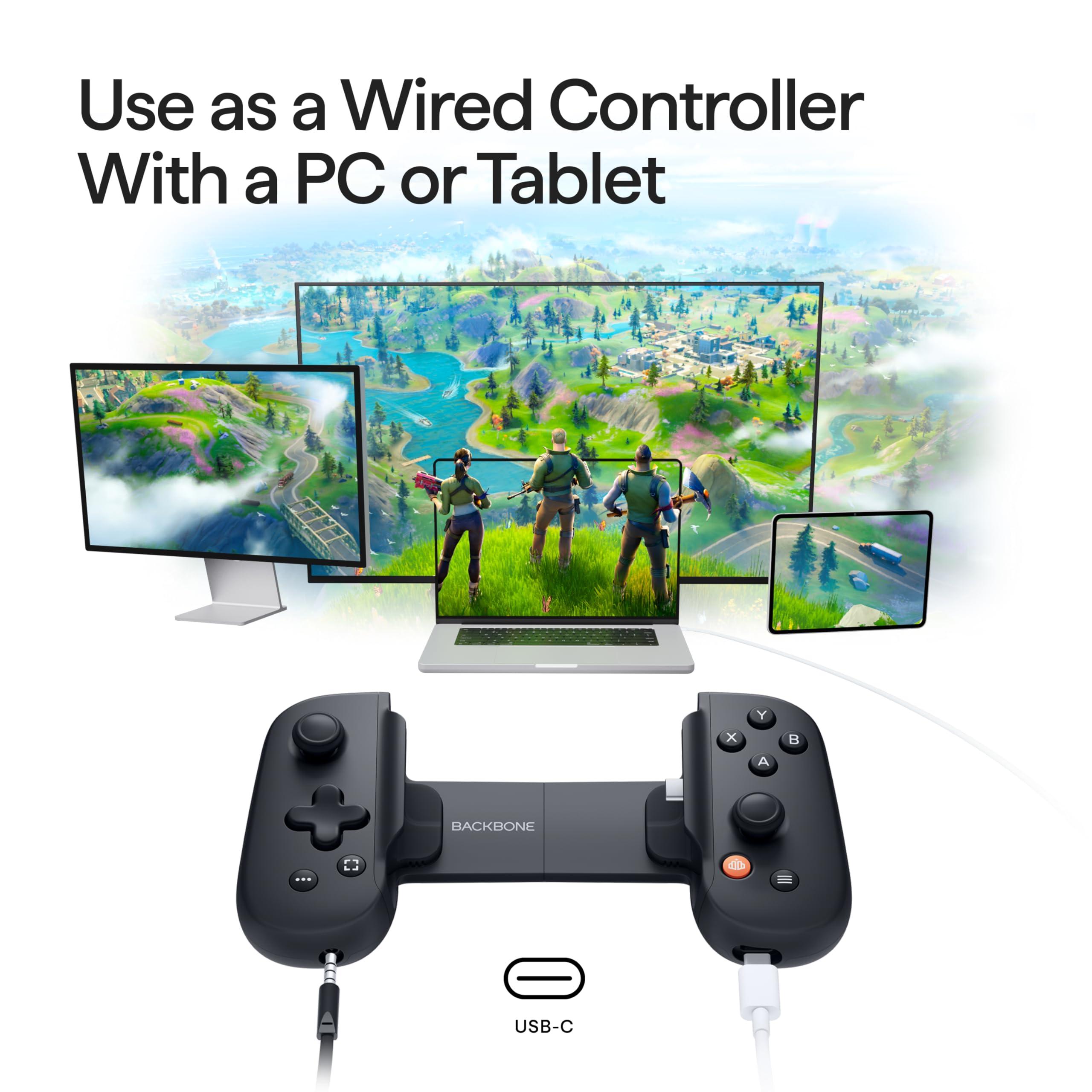 BACKBONE One Mobile Gaming Controller for Android and iPhone 15/16 Series (USB-C) - 2nd Gen - Turn Your Phone into a Gaming Console - Play Xbox, PlayStation, Call of Duty, Roblox, Fortnite & More - Image 3