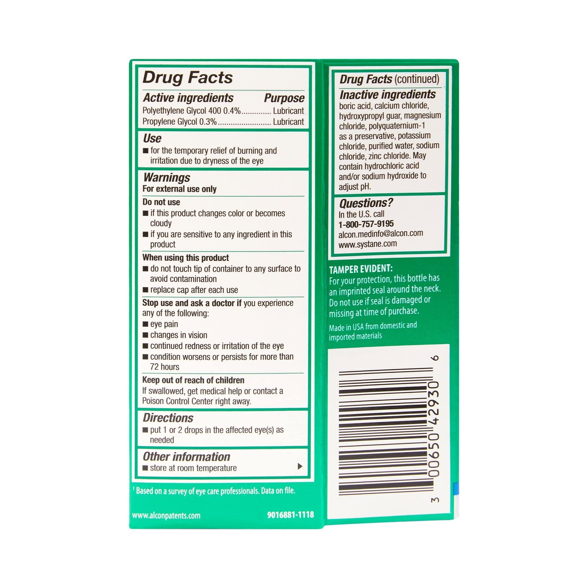 Systane Eye Lubricant 1 oz.Eye Drops, 1 Ct - Image 3