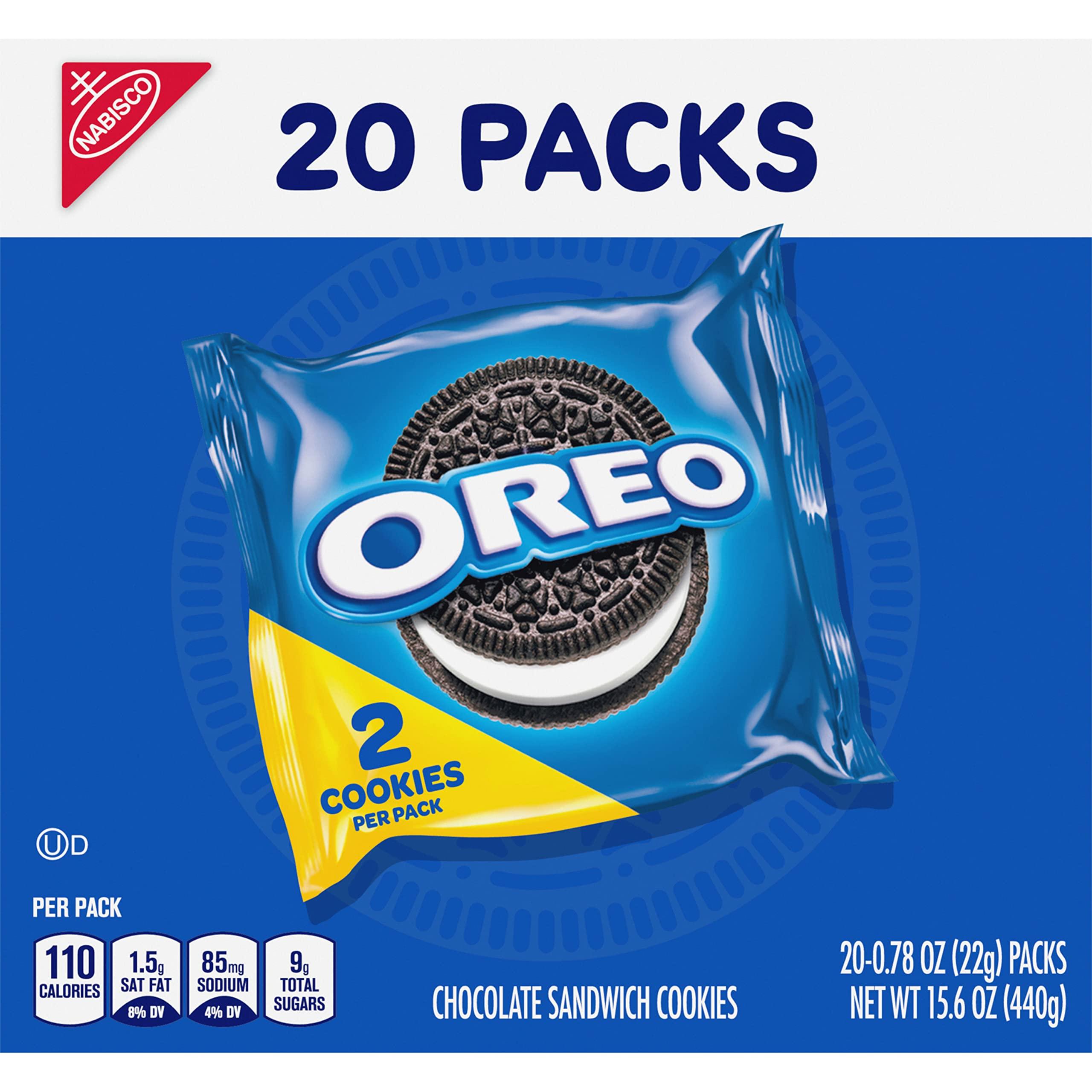 OREO Chocolate Sandwich Cookies, 20 Snack Packs (2 Cookies Per Pack) - Image 13