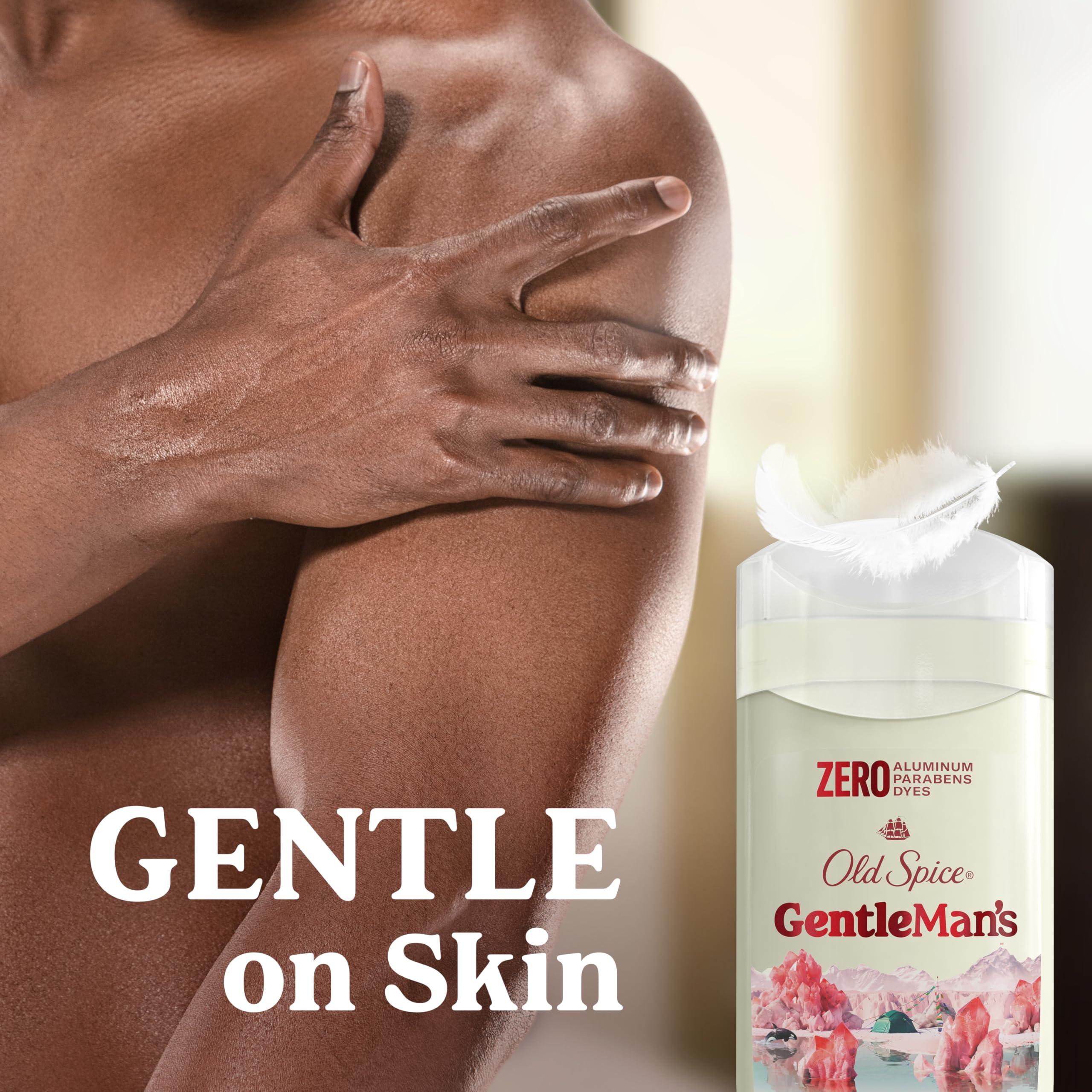 Old Spice GentleMan's Aluminum Free Dry Feel Deodorant for Men, 24/7 Lasting Freshness, Gentle on Skin with Skin Conditioners, Himalayan Sea Salt + Glacier Water Scent, 3.0 oz (Pack of 3) - Image 6