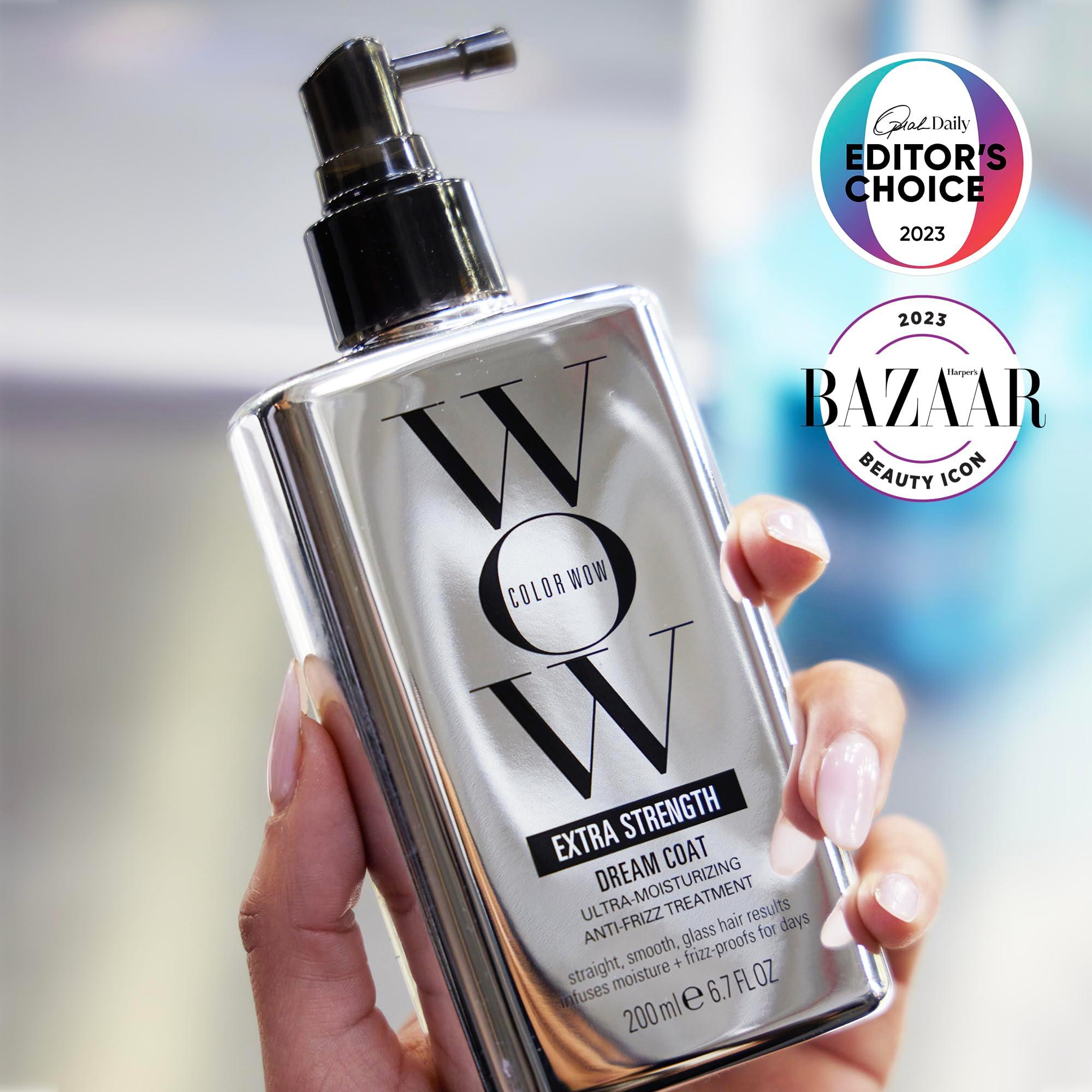 COLOR WOW Extra Strength Dream Coat – Powerful ultra moisturizing, anti humidity treatment for extremely frizz prone hair| glassy smooth, straight + resistant styles up to 3-4 washes - Image 5
