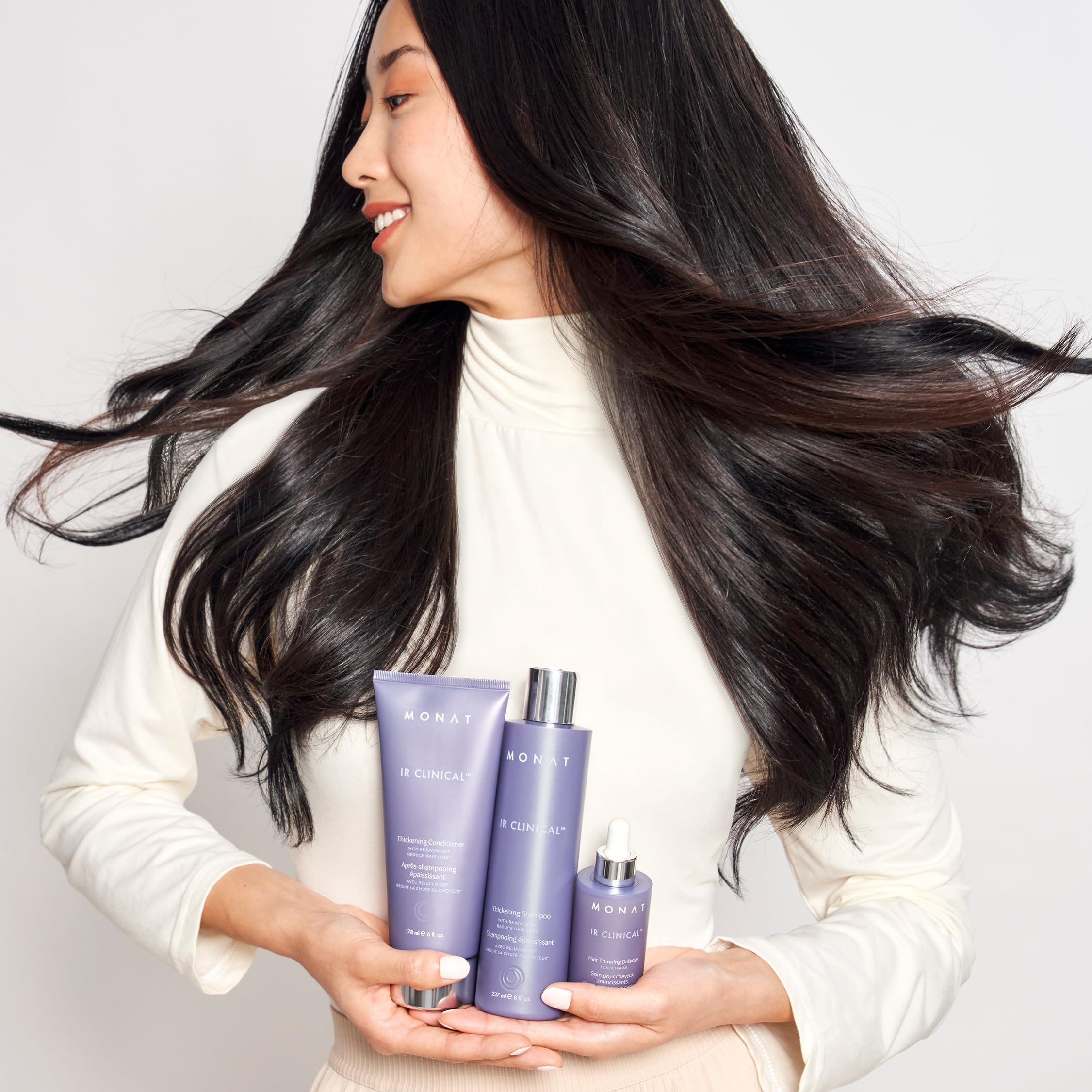 MONAT IR Clinical System – Complete Hair Care Restoration Kit with Thickening Shampoo, Conditioner & Thinning Defense Serum – Strengthens, Protects, & Revives Hair for Thicker, Fuller-Looking Results - Image 8