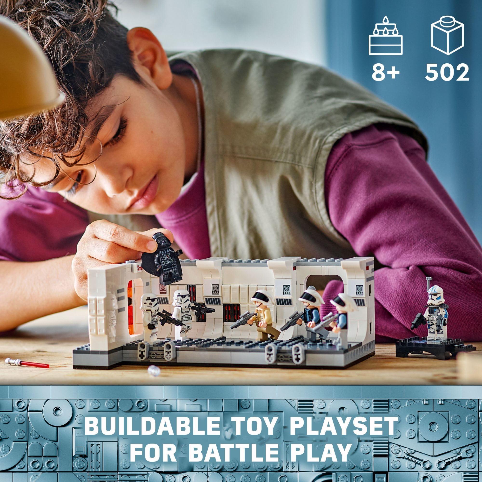 LEGO Star Wars: A New Hope Boarding The Tantive IV Fantasy Toy, Collectible Star Wars Toy with Exclusive 25th Anniversary Minifigure Clone Trooper Fives, Gift Idea for Kids Ages 8 and Up, 75387 - Image 2
