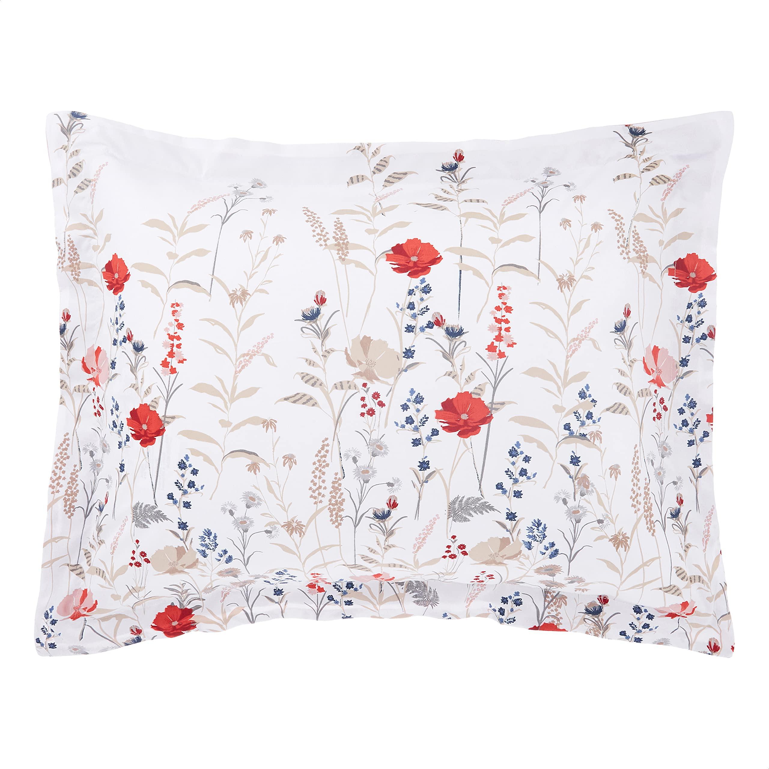 Amazon Basics Full/Queen Size Comforter Sets, Ultra-Soft Lightweight Microfiber Reversible 3-Piece Bedding, Pink Floral - Image 3