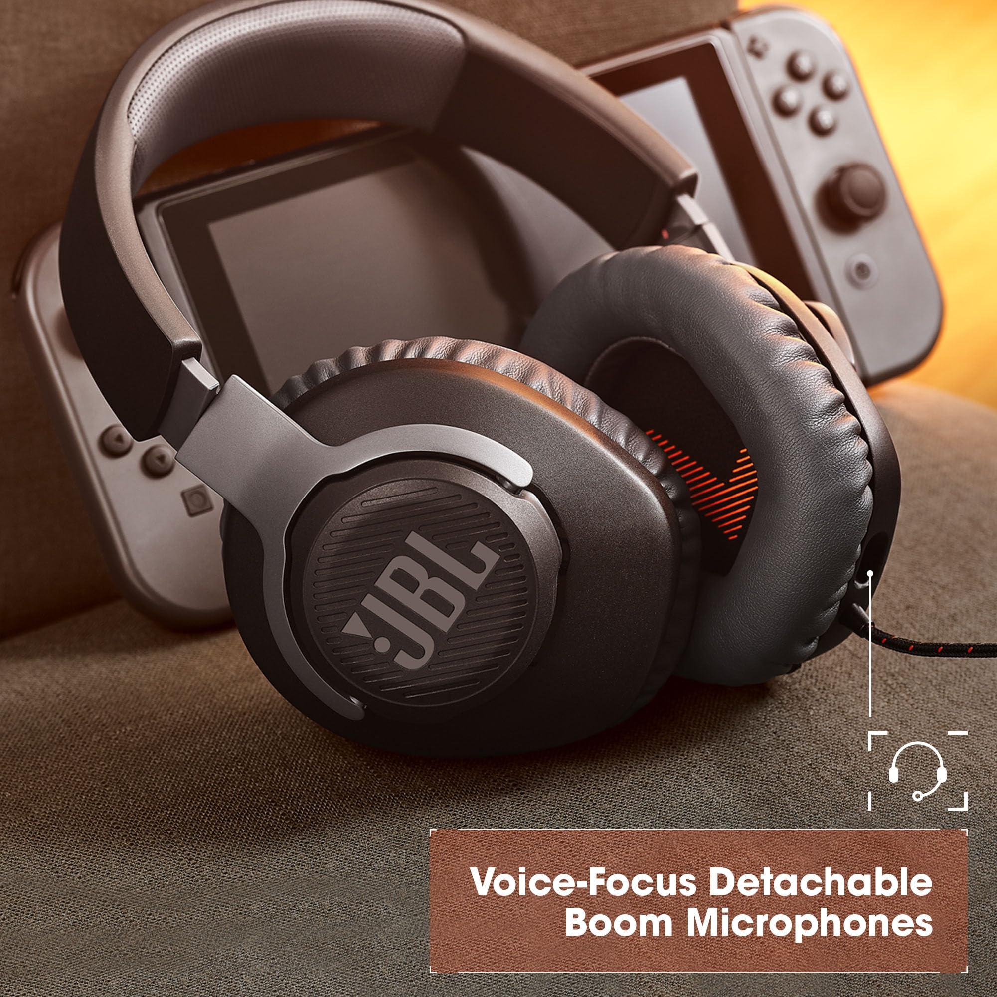 JBL Quantum 100 - Wired Over-Ear Gaming Headphones - Black, Large - Image 4