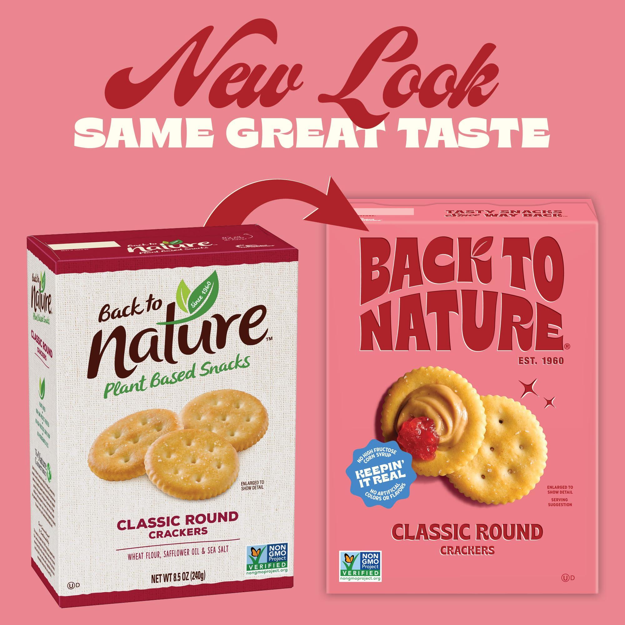 Back to Nature Classic Round Crackers - Dairy Free, Non-GMO, Made with Wheat Flour & Sea Salt, Delicious & Quality Snacks, 6.5 Ounce - Image 7