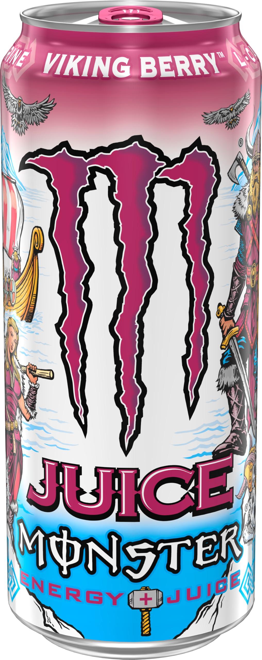 Monster Energy Juice Viking Berry, Energy + Juice, Energy Drink, 16 Ounce (Pack of 15) - Image 3