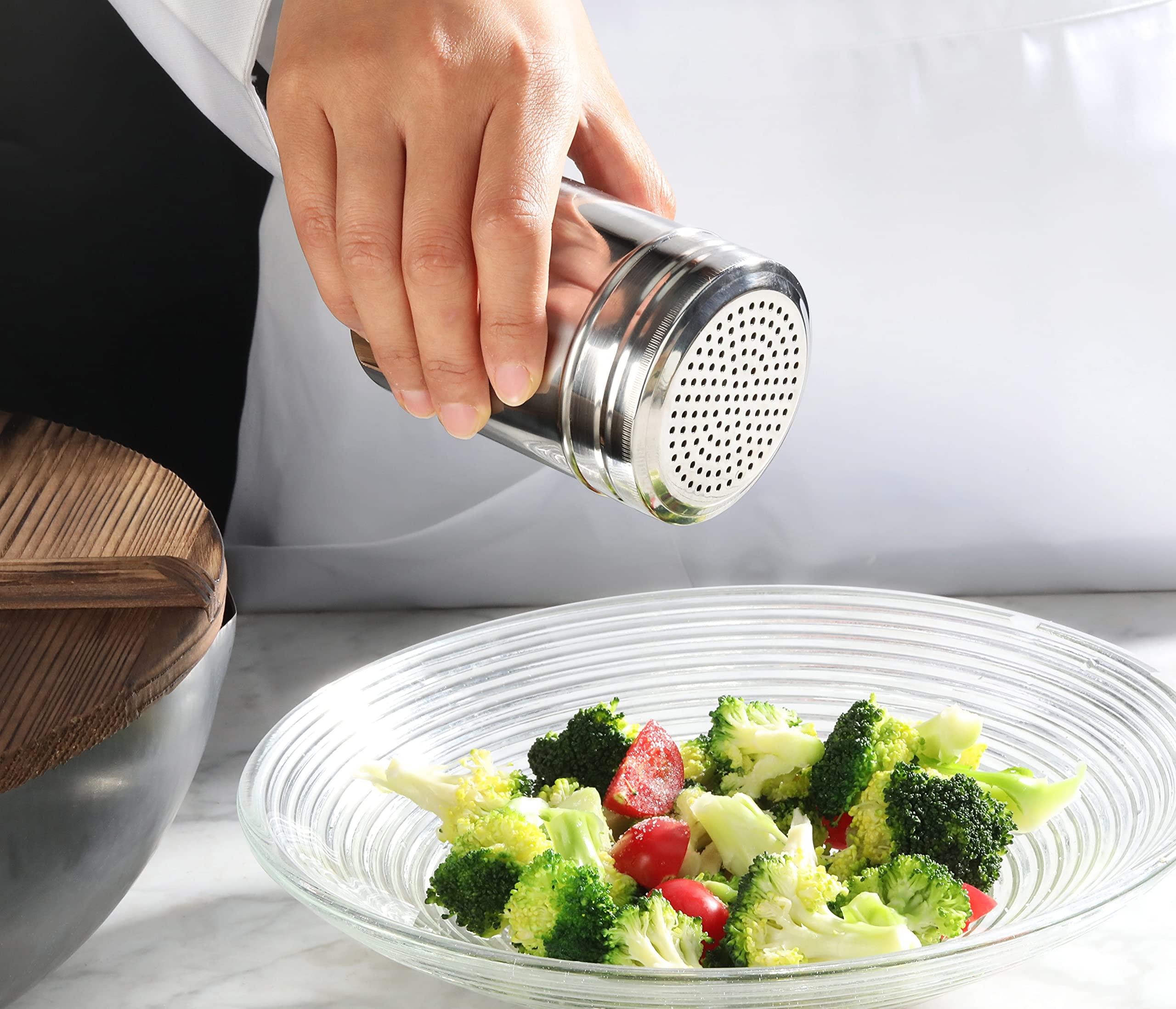 New Star Foodservice 28478 Stainless Steel Dredge Shaker, 10-Ounce, Set of 2 - Image 7