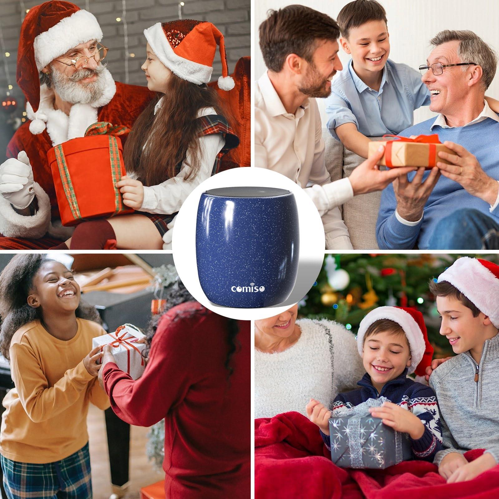 Small Speaker, Bluetooth Speaker with 360°HD Stereo Sound and Robust Bass, Mini Speakers with Hands-Free Call, IP67 Waterproof, Portable Speakers for Shower, Room, Car, Trip, Ideal Gift for Men, Women - Image 8
