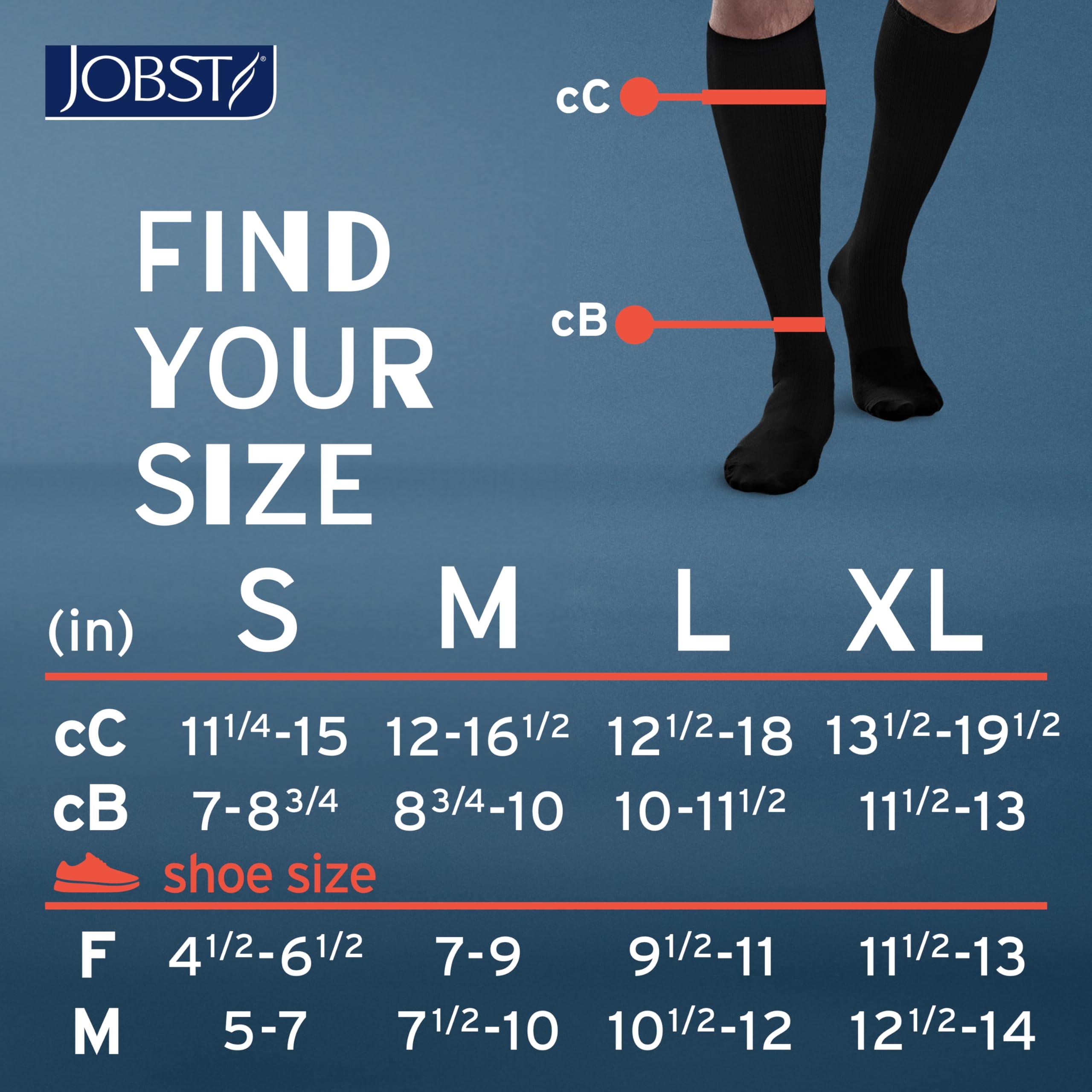 JOBST ACTIVA Athletic 20-30 mmHg Compression Socks Knee High, Closed Toe - Image 5
