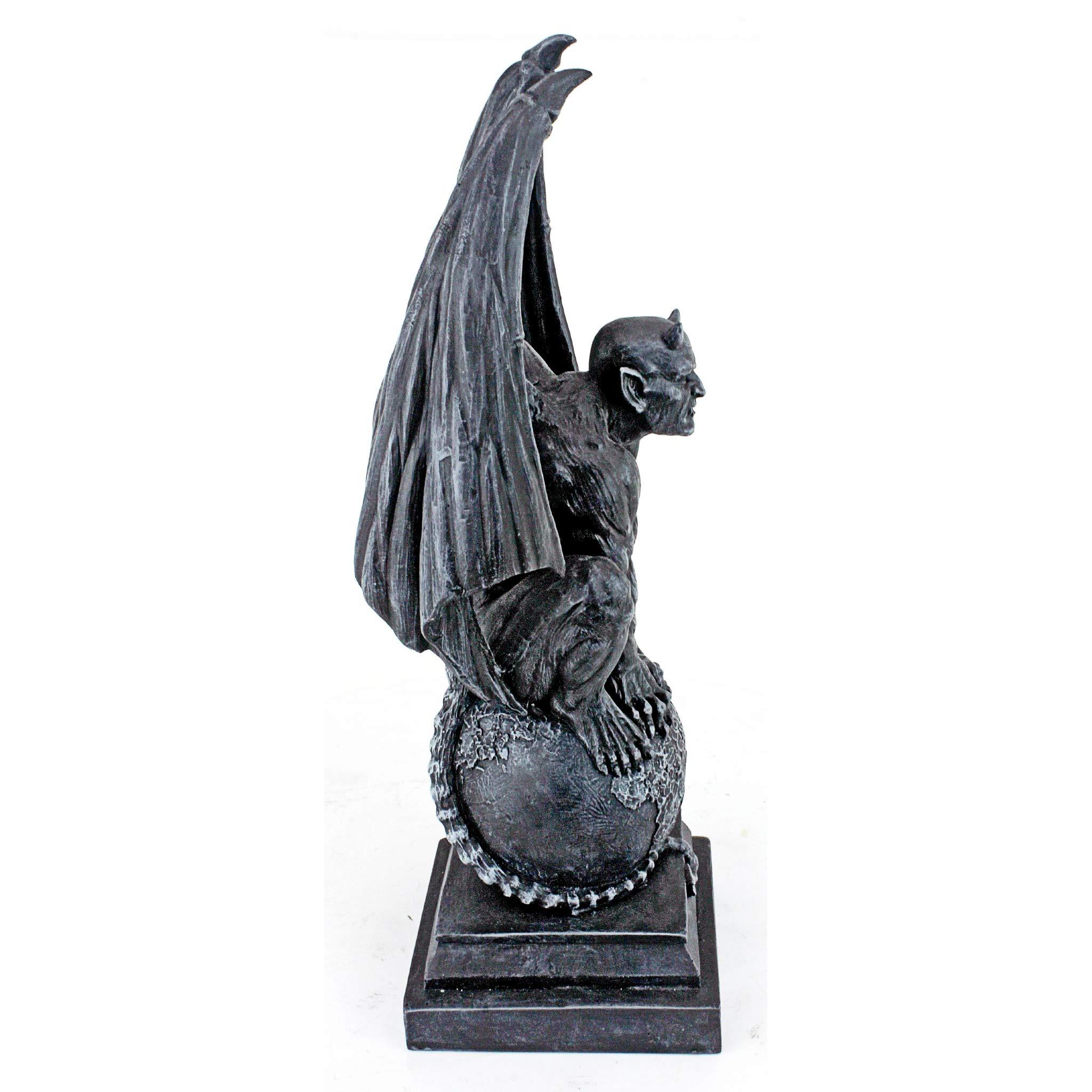 Design Toscano Hellion the Devil Gargoyle Statue 12 Inch - Image 7