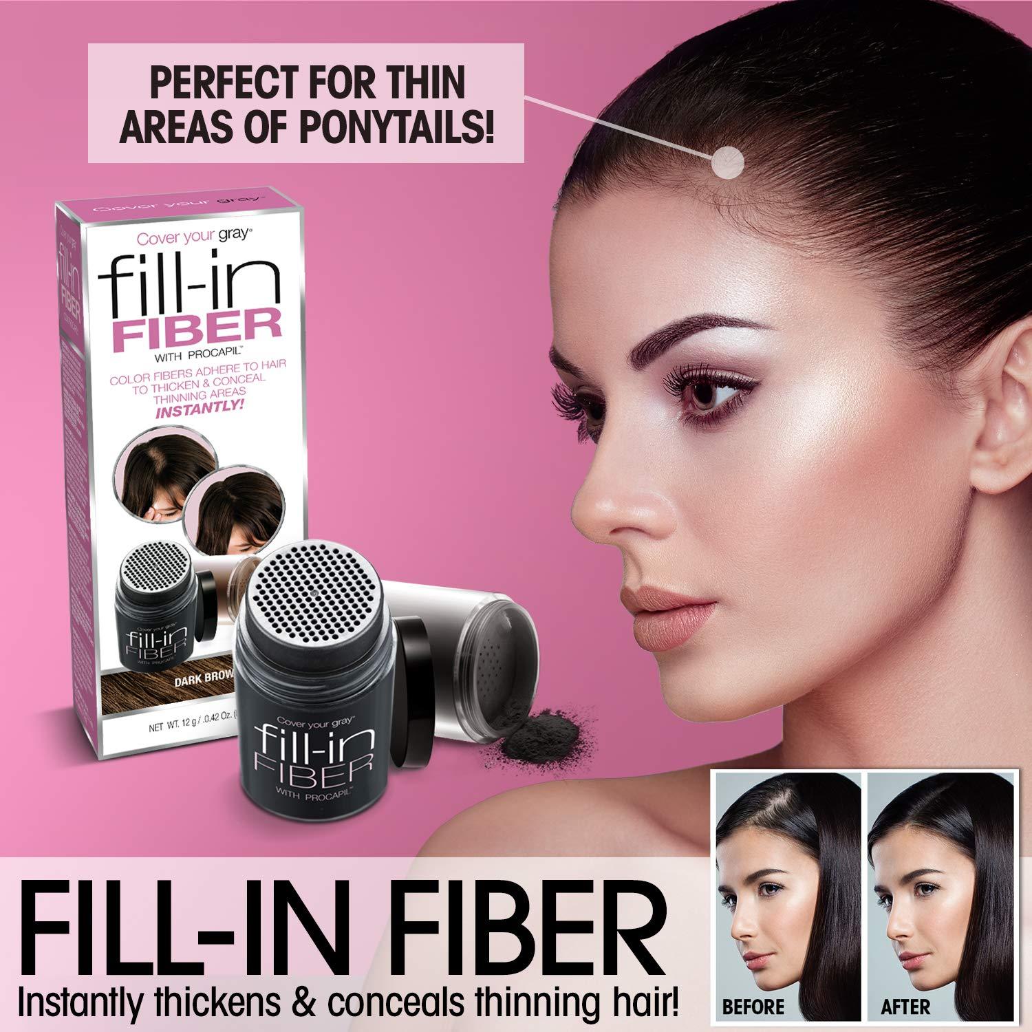 Cover Your Gray Fill In Powder - Dark Brown (Pack of 2) - Image 8