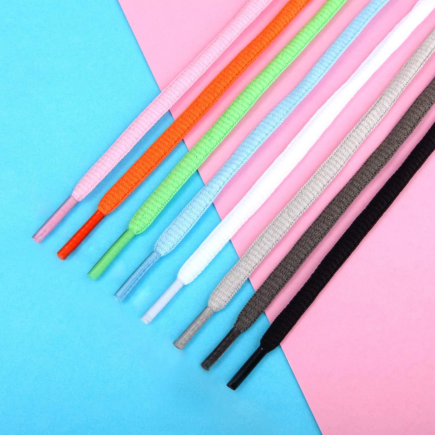 Handshop 1/4" Oval Athletic Shoelaces 24"-72" in 22 Colors Half Round Shoe Laces - Image 6