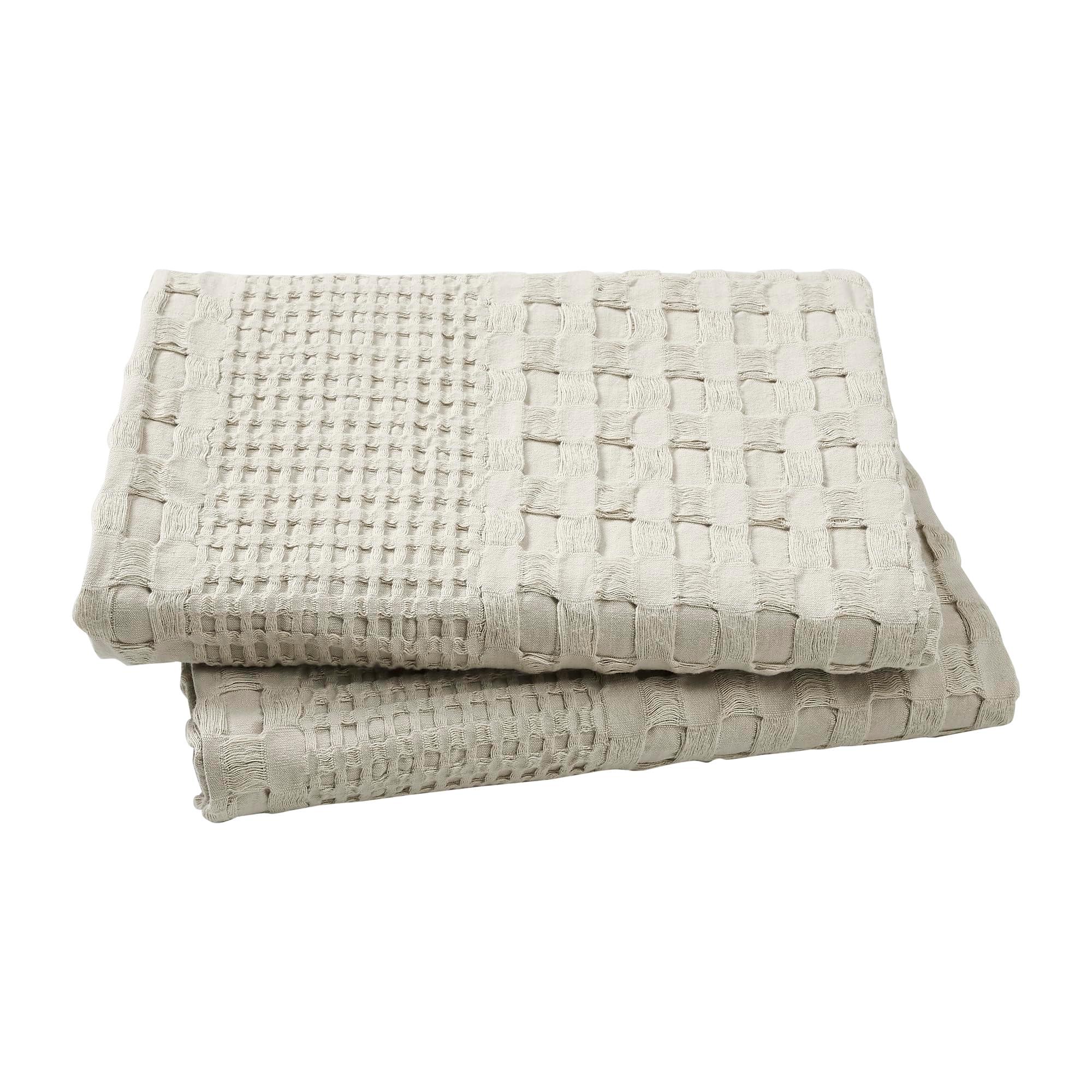 VHC Brands 100% Cotton Waffle Weave Natural King Size Sham Set of 2 20x36, Decorative Throw Pillow Covers/Shams, Boho Farmhouse Bedroom Decor - Image 7
