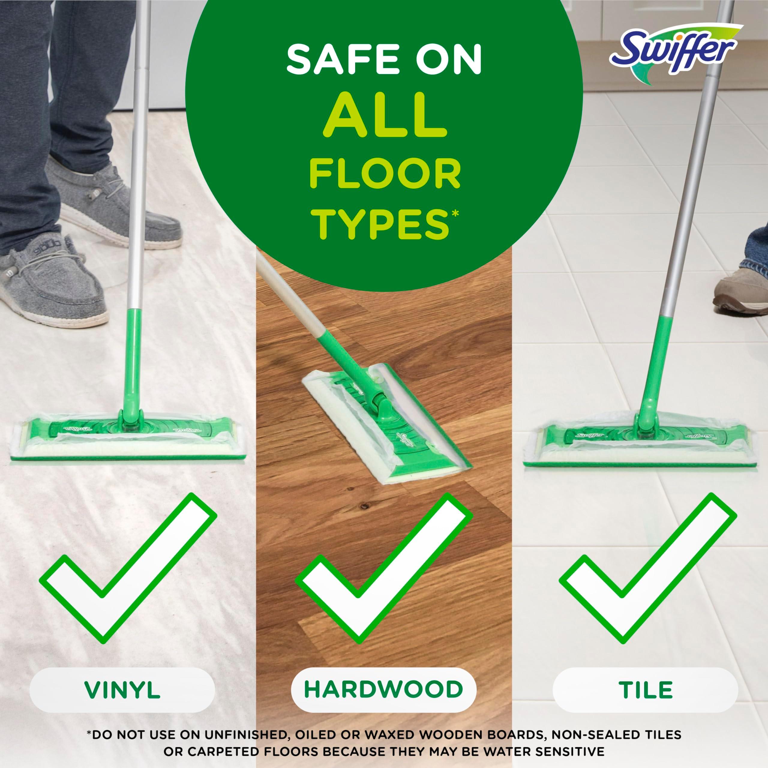 Swiffer Sweeper Wet Mopping Cloths, Mops for Floor Cleaning, Open-Window Fresh, 24 Count - Image 3
