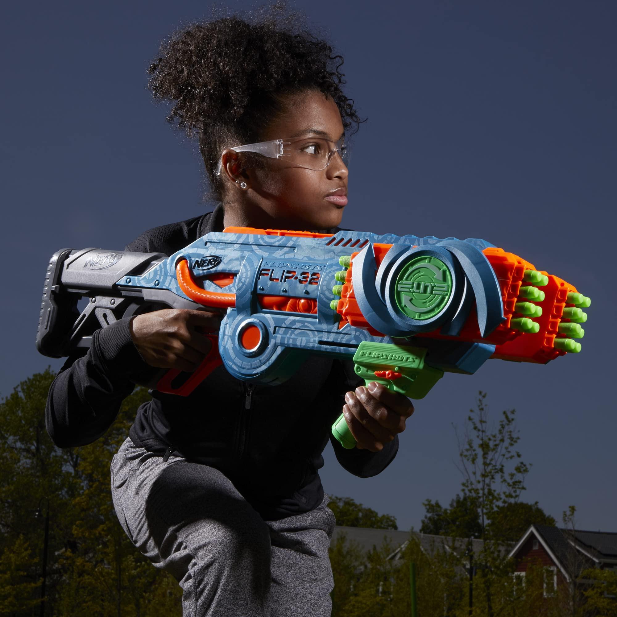 Nerf Elite 2.0 Flipshots Flip-32 Blaster with 32 Dart Barrels That Flip to Double Your Firepower, 32-Dart Capacity, 32 Elite Darts - Image 8