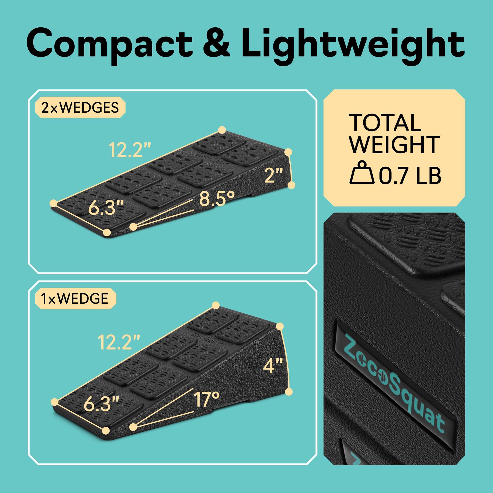 Squat Wedge - Squat Wedge Block 520 LBS Weight Capacity - Slant Board for Calf Stretching - Calf Stretcher Slant Board - yoga blocks - Image 6