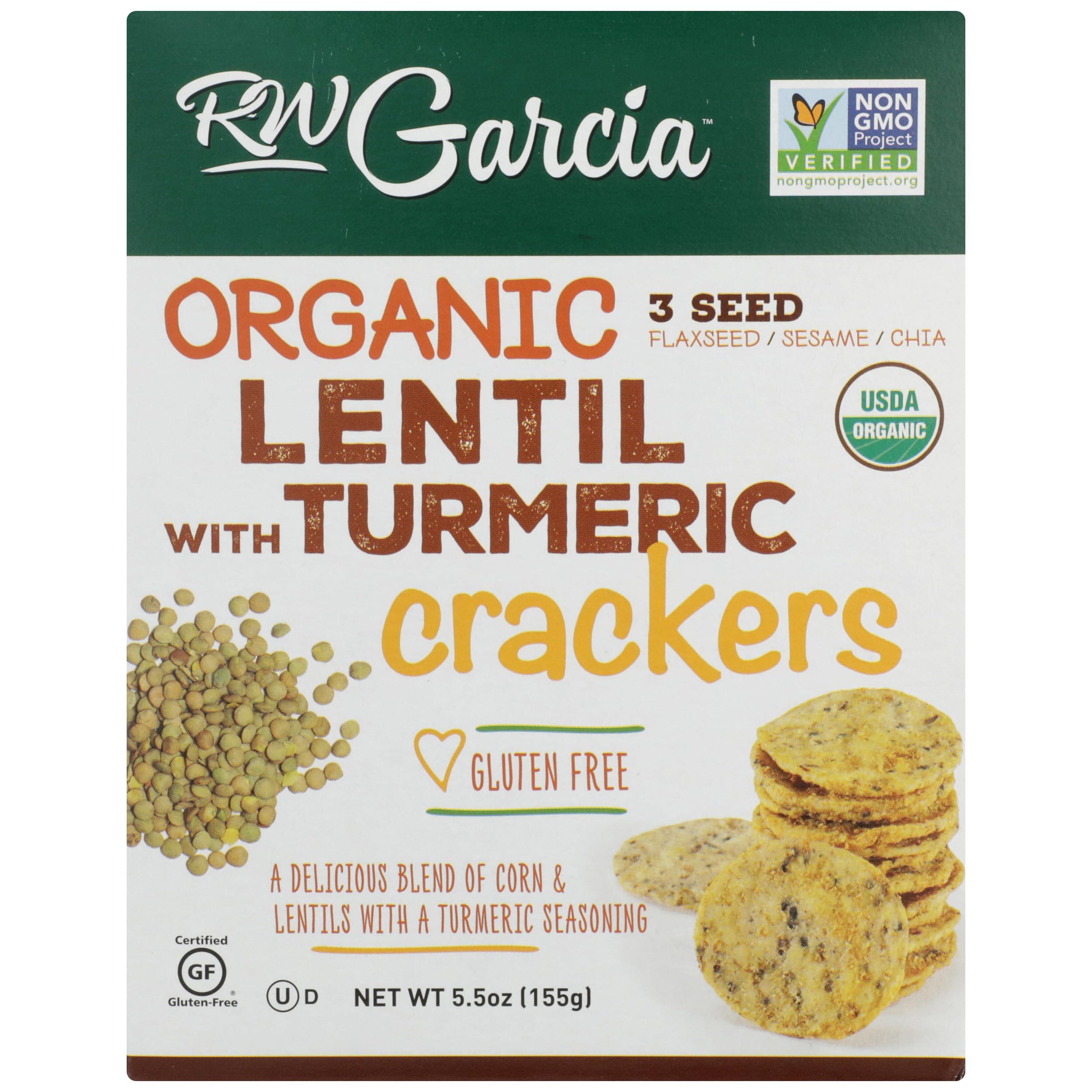 RW GARCIA Organic Lentil Turmeric Crackers, 5.5 OZ - Image 4