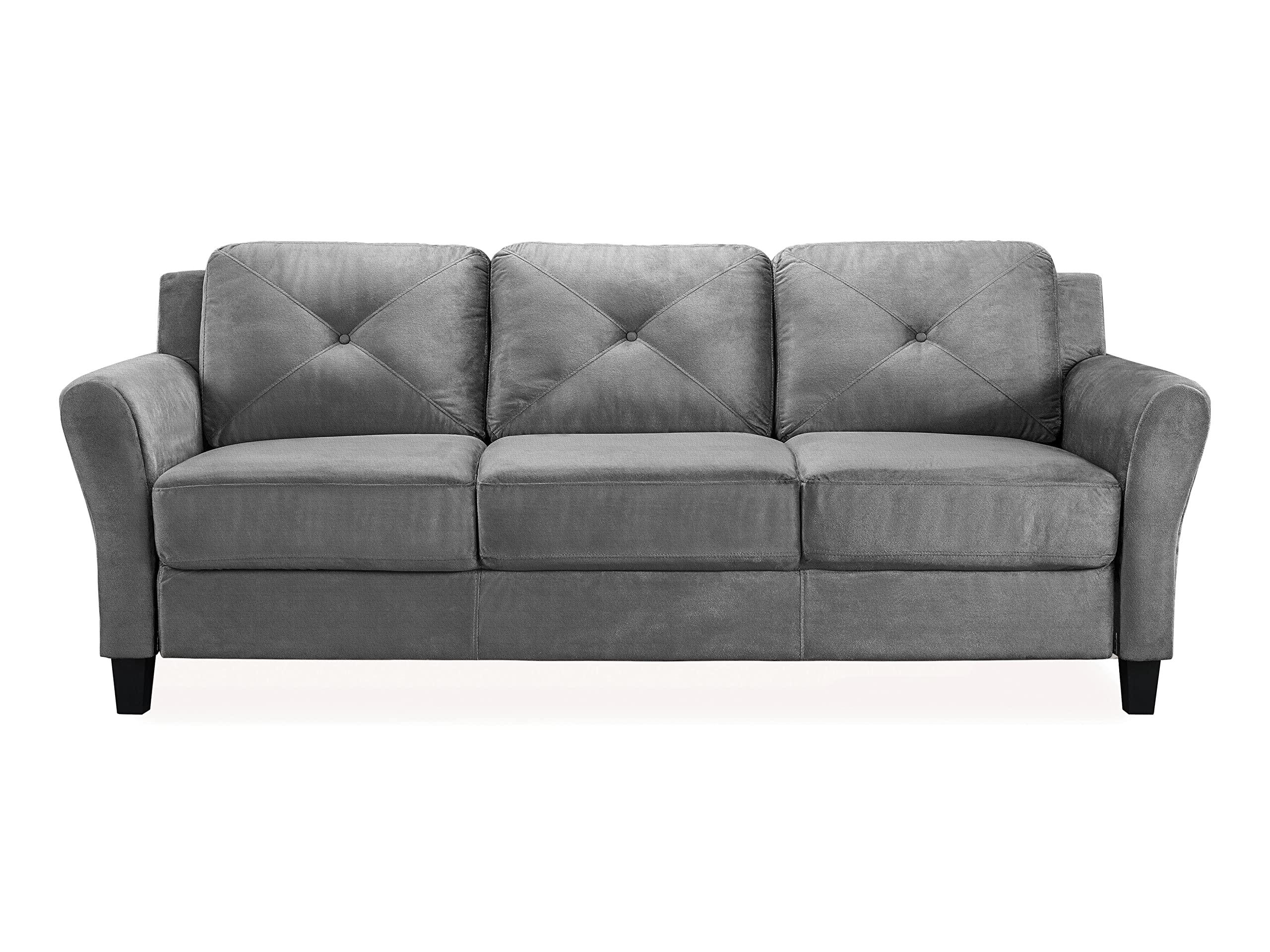 Lifestyle Solutions Harrington Sofa in Grey, Dark Grey - Image 2