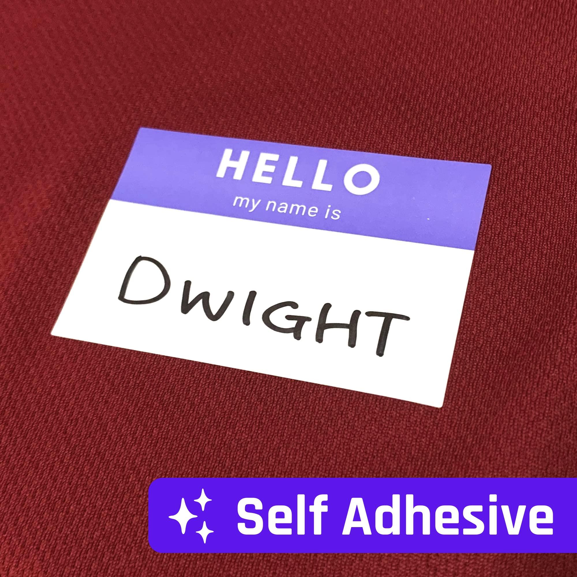 250 Pack - Hello My Name is Stickers, Name Tags Stickers Labels - 3" x 2", 5 Colors - Image 7