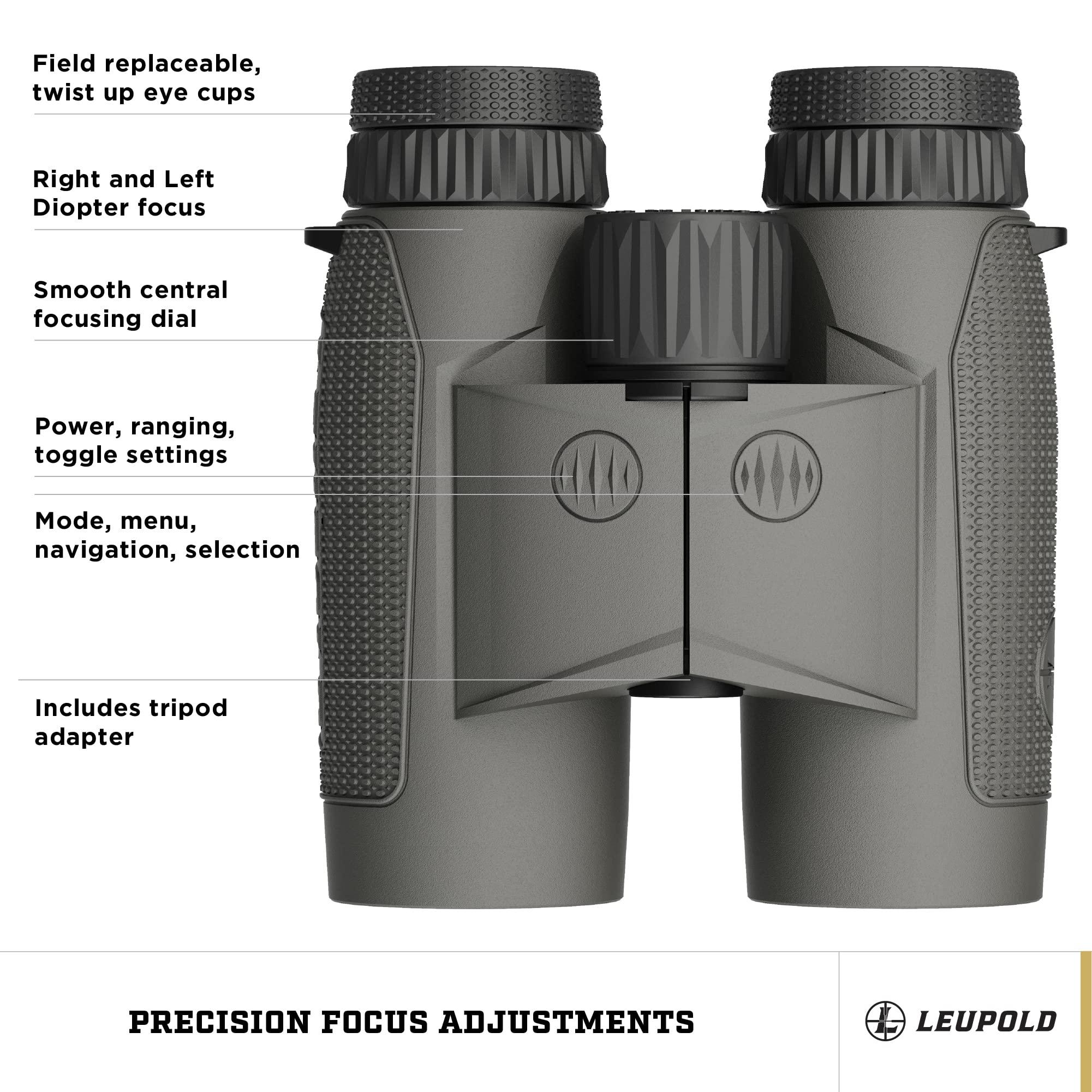 Leupold BX-4 Range HD TBR/W 10x42mm Range-Finding Binocular Shadow Gray (182883) - Image 4